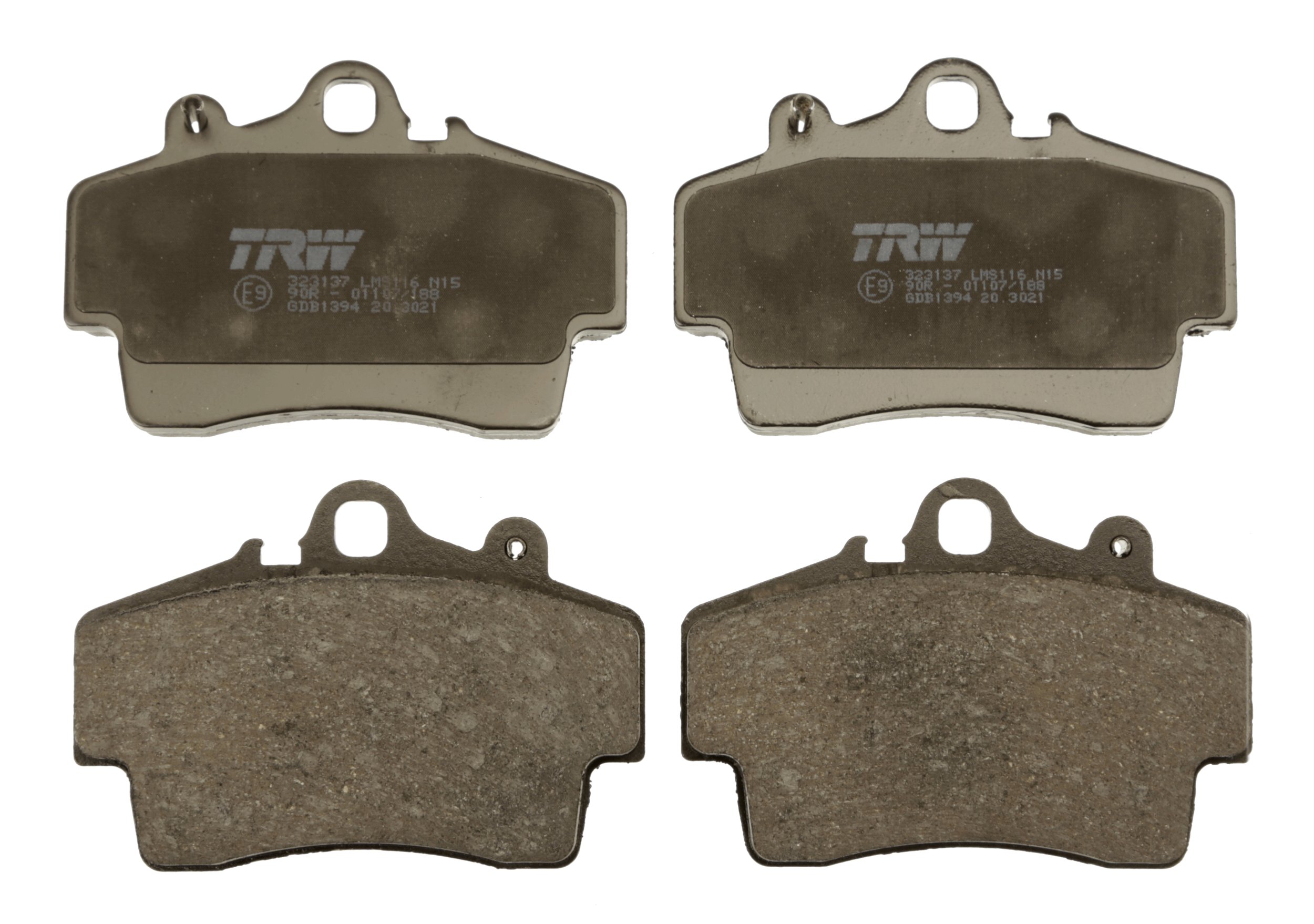 Brake Pad Set, disc brake - GDB1394 TRW