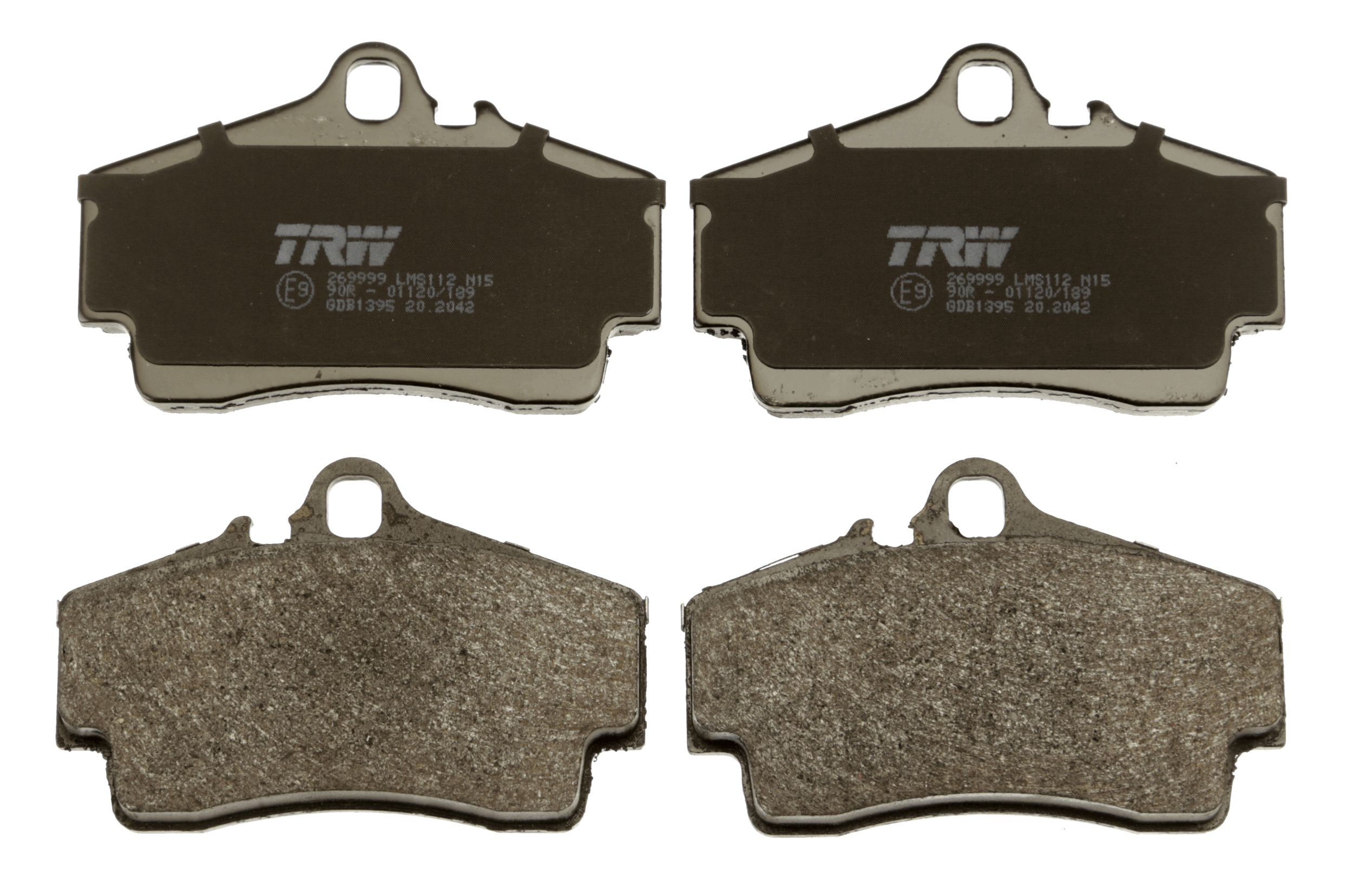 Brake Pad Set, disc brake - GDB1395 TRW