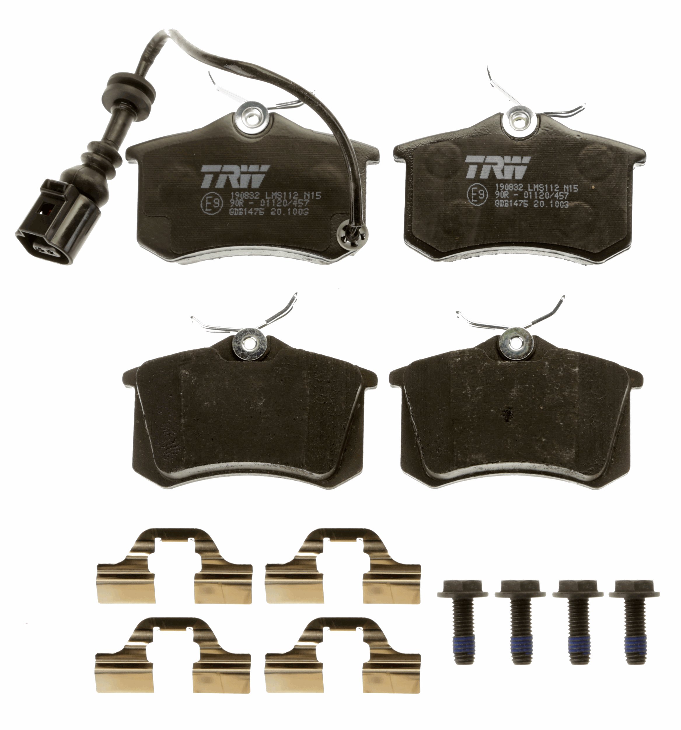 Brake Pad Set, disc brake - GDB1475 TRW