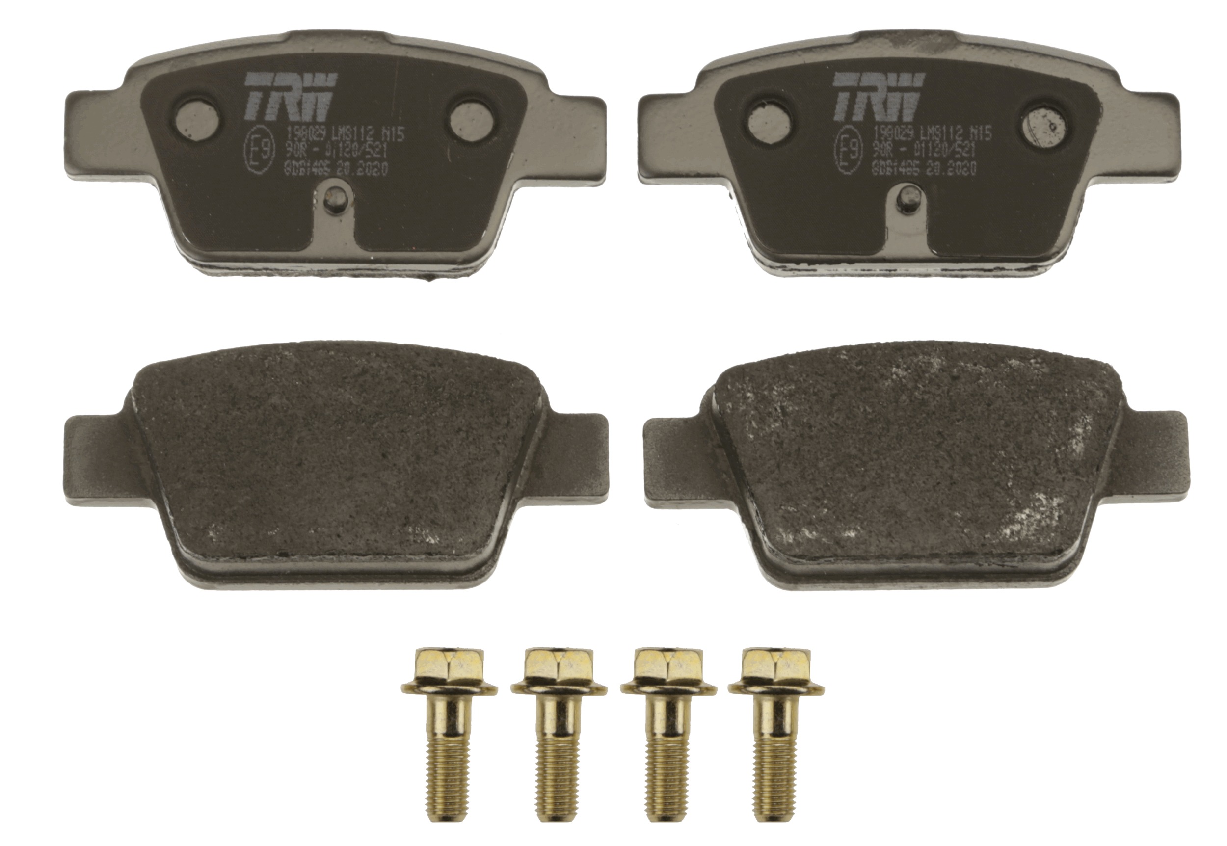 Kit pastiglie freno, Freno a disco - GDB1485 TRW