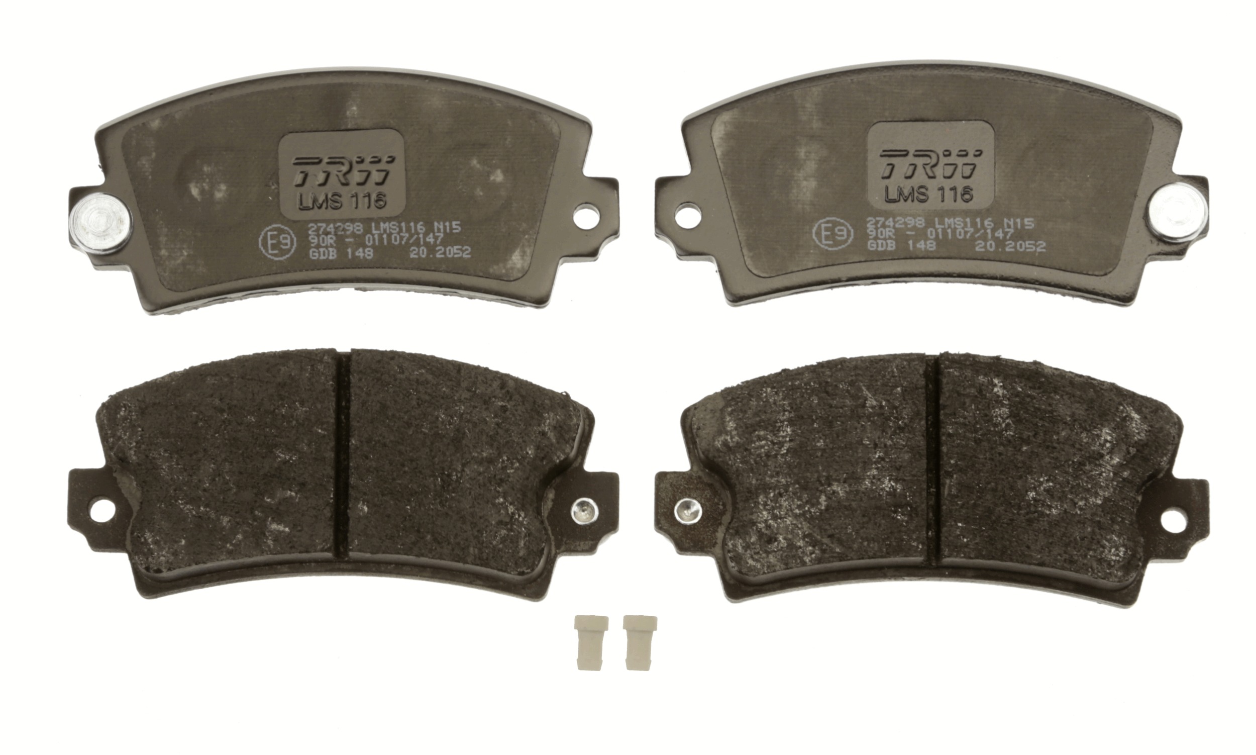 Brake Pad Set, disc brake - GDB148 TRW