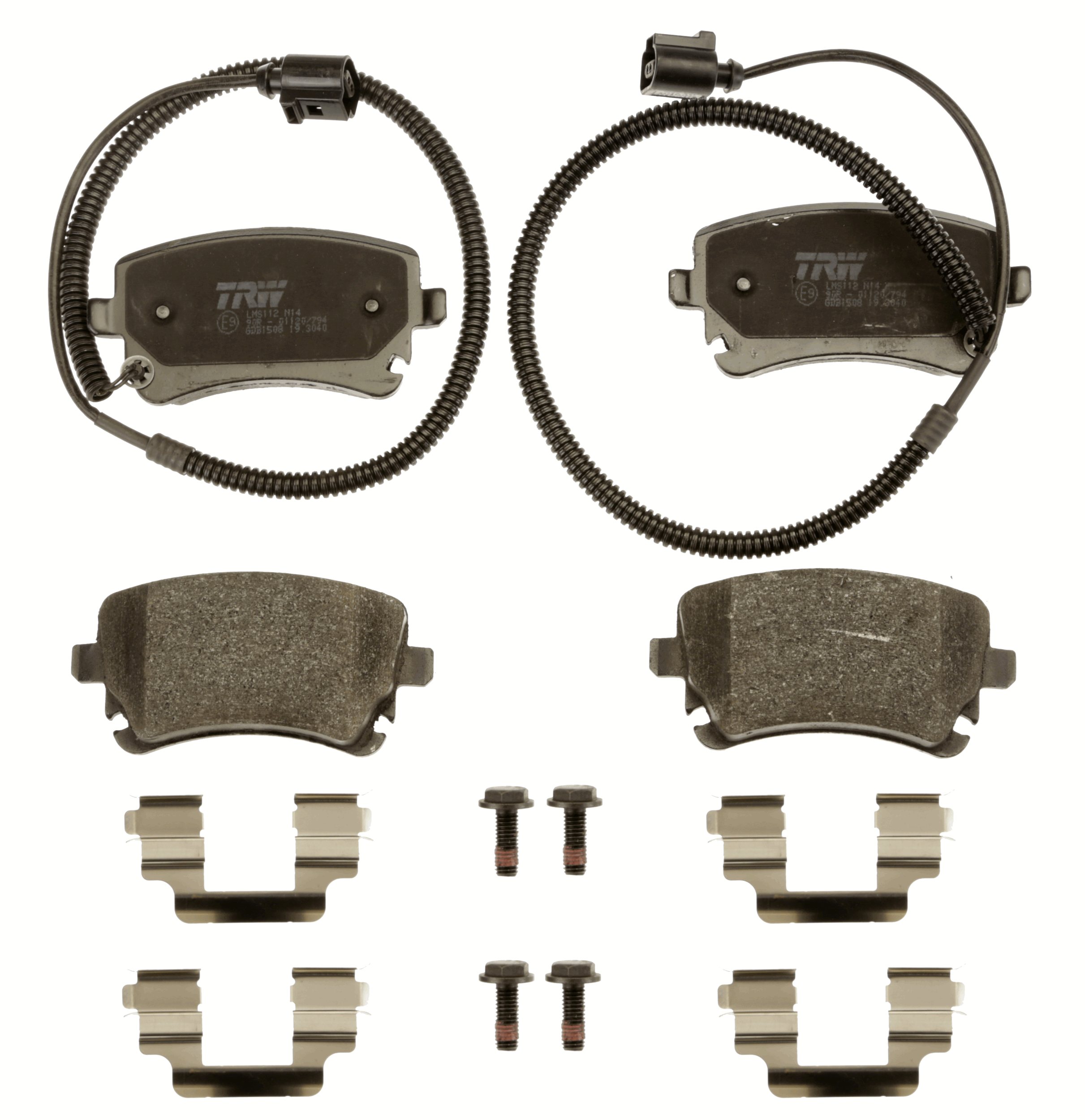 Brake Pad Set, disc brake - GDB1508 TRW