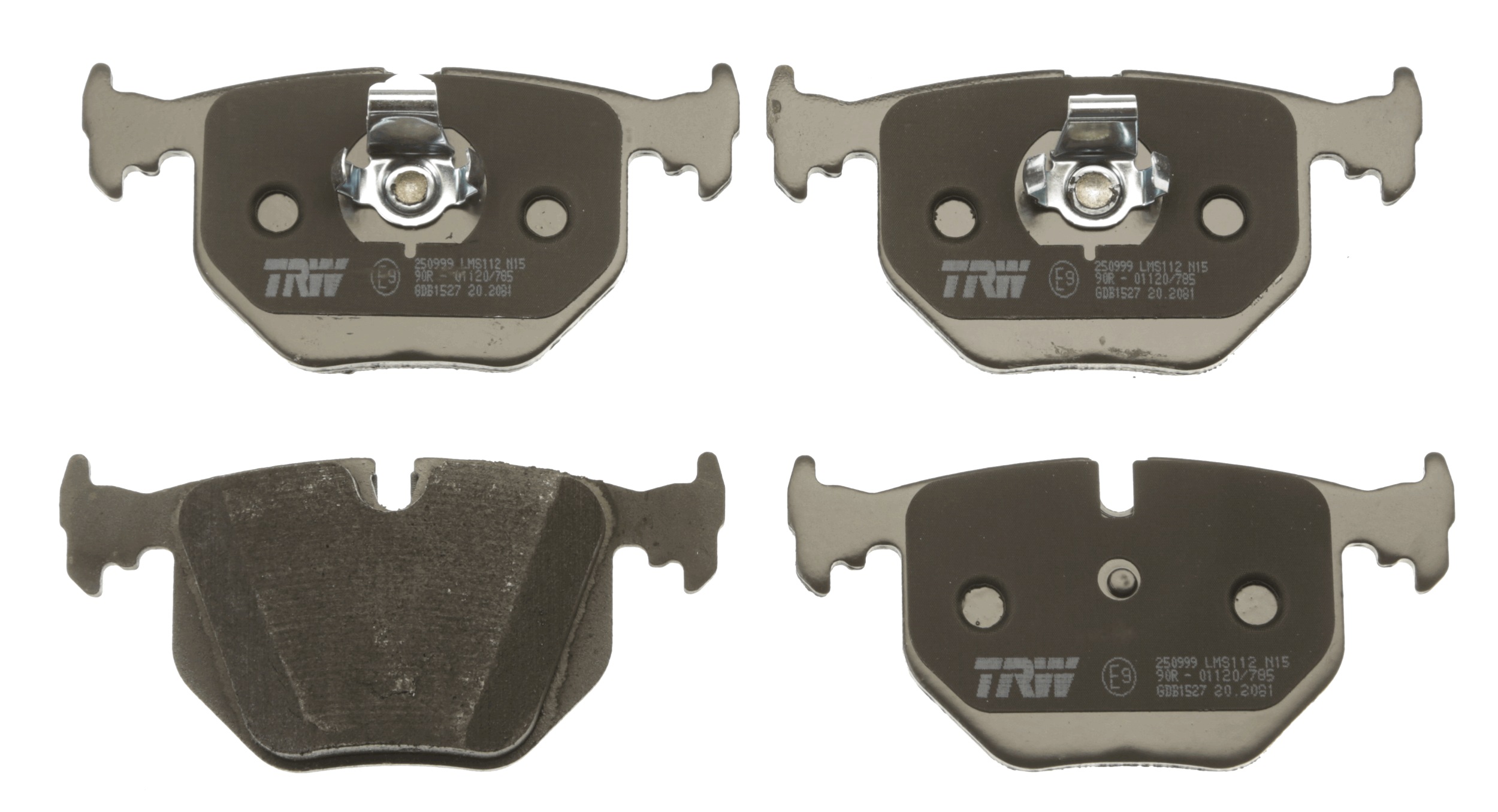 Brake Pad Set, disc brake - GDB1527 TRW