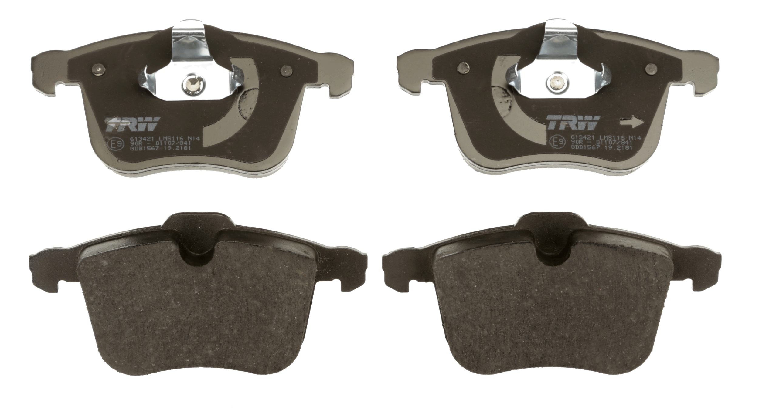 Brake Pad Set, disc brake - GDB1567 TRW