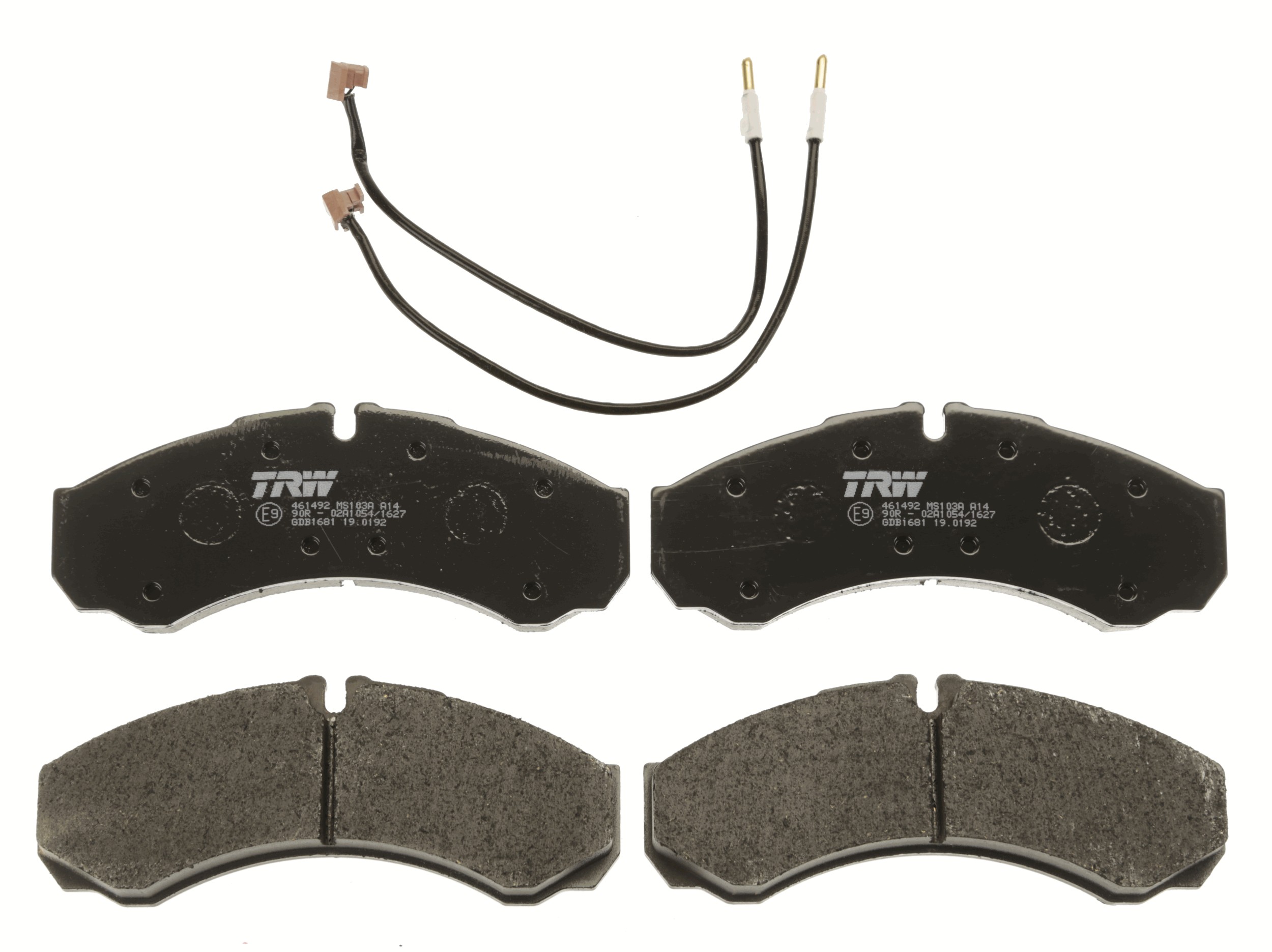 Brake Pad Set, disc brake - GDB1609 TRW
