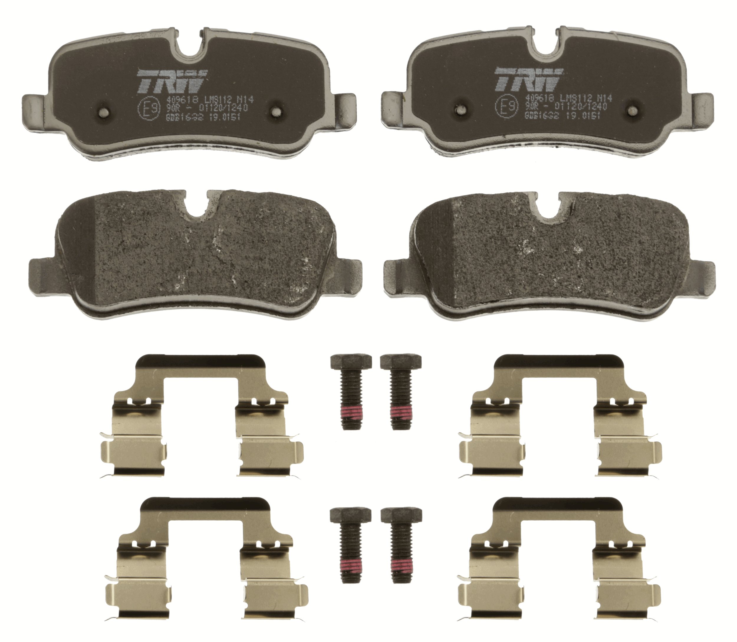 Brake Pad Set, disc brake - GDB1632 TRW