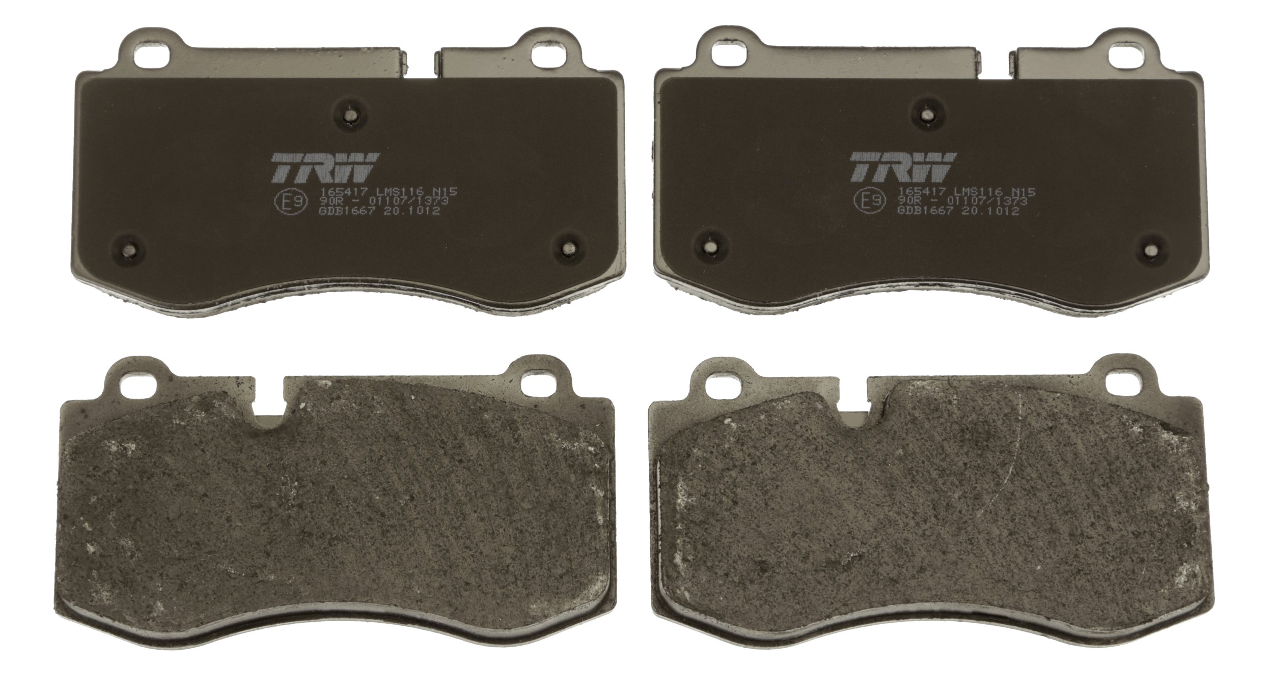 Brake Pad Set, disc brake - GDB1667 TRW