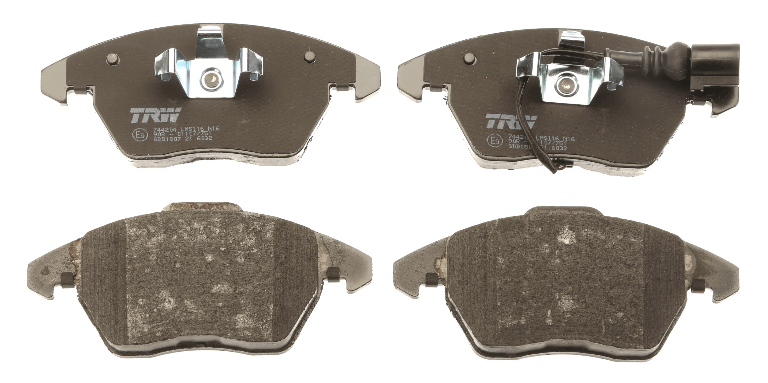Brake Pad Set, disc brake - GDB1807 TRW