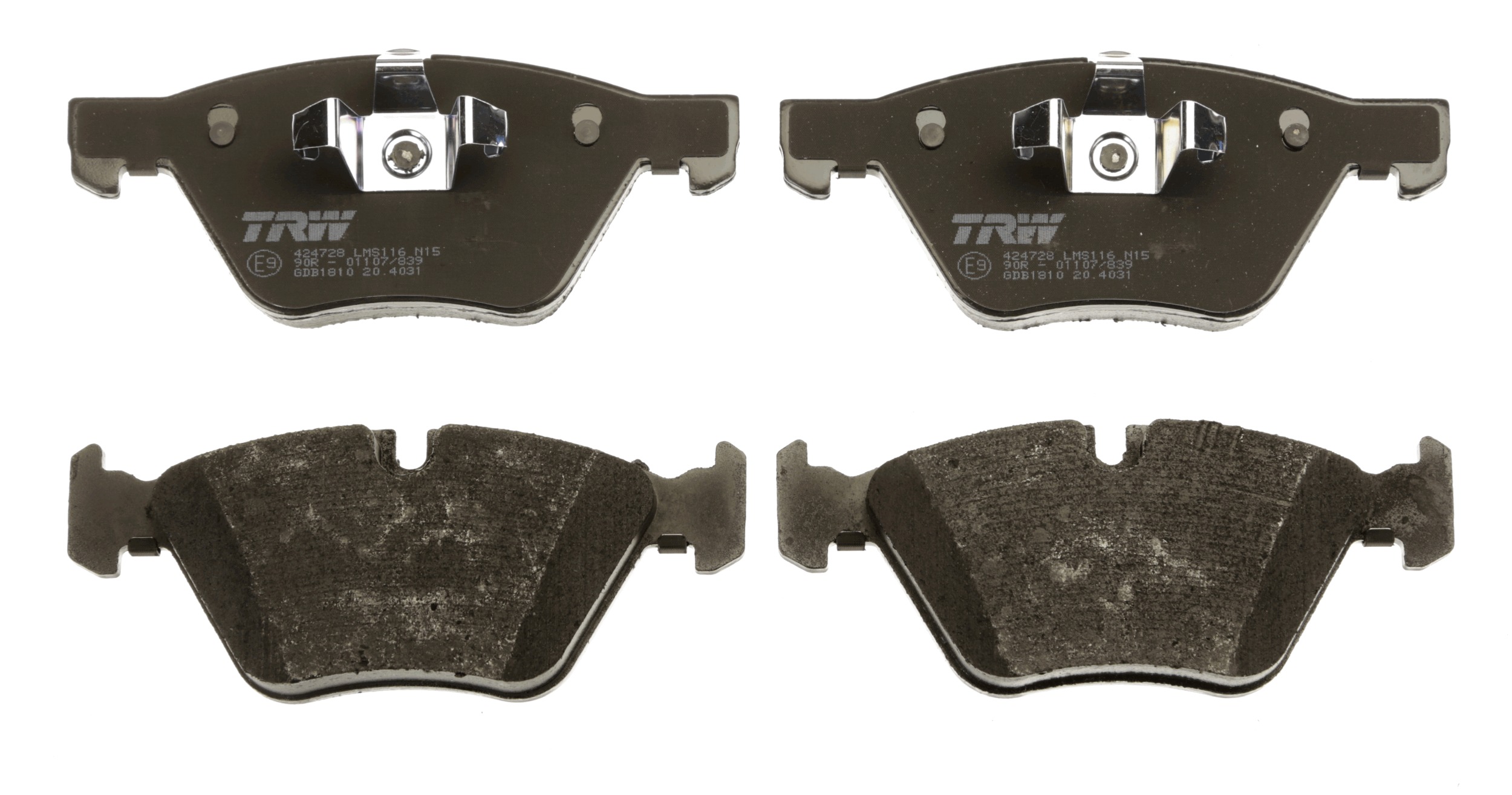 Brake Pad Set, disc brake - GDB1810 TRW