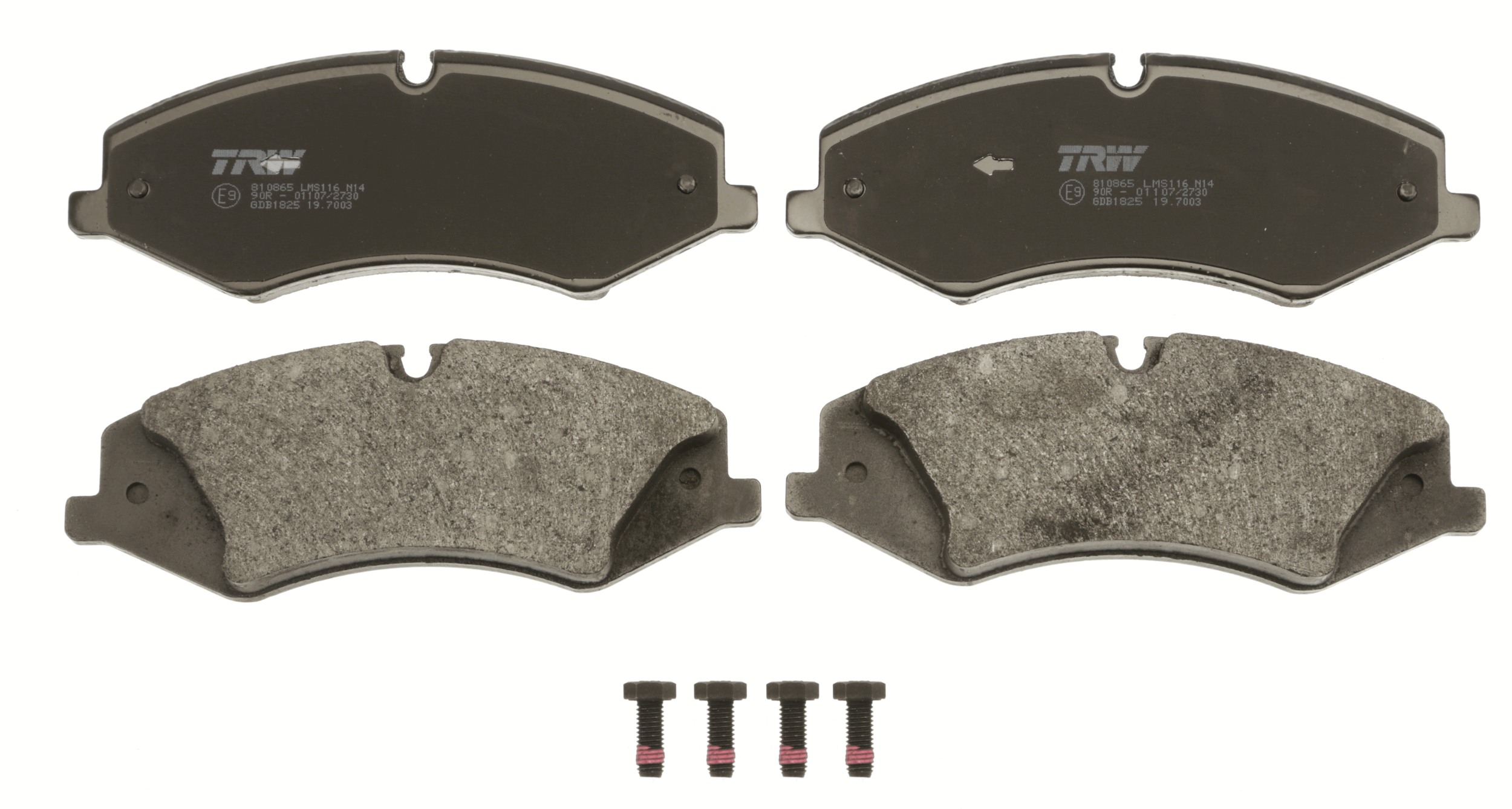 Brake Pad Set, disc brake - GDB1825 TRW