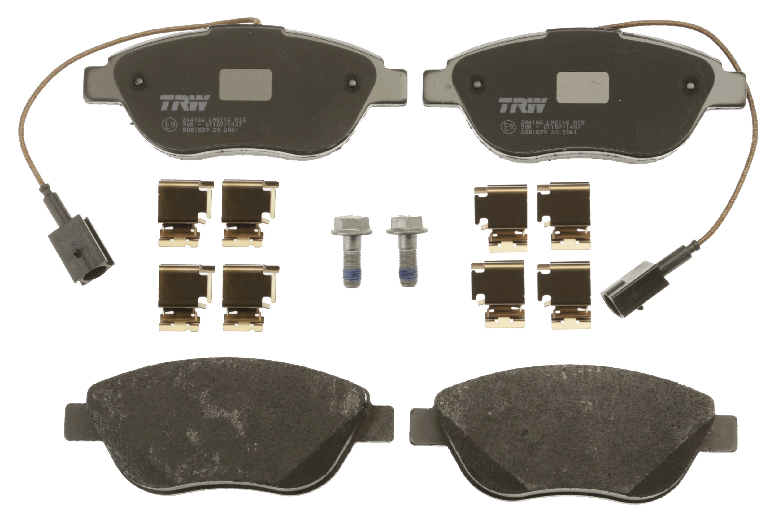 Brake Pad Set, disc brake - GDB1829 TRW