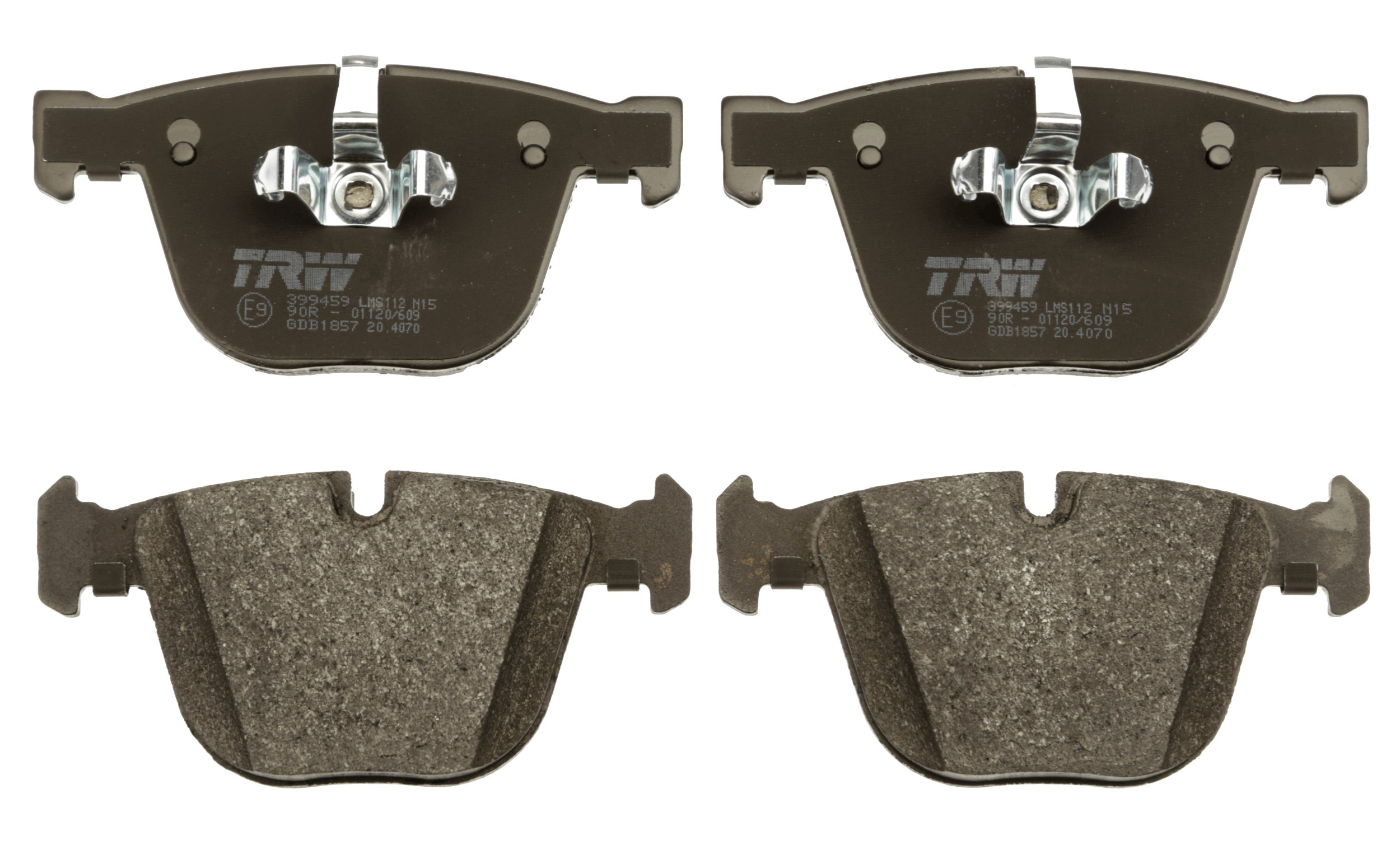 Brake Pad Set, disc brake - GDB1857 TRW