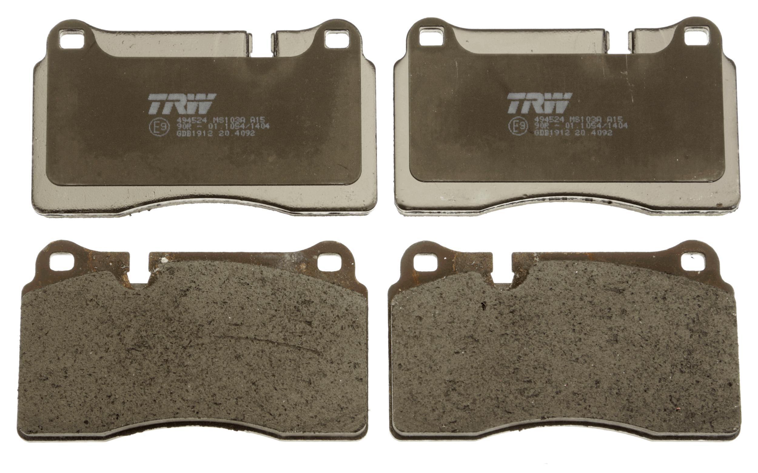 Brake Pad Set, disc brake - GDB1912 TRW