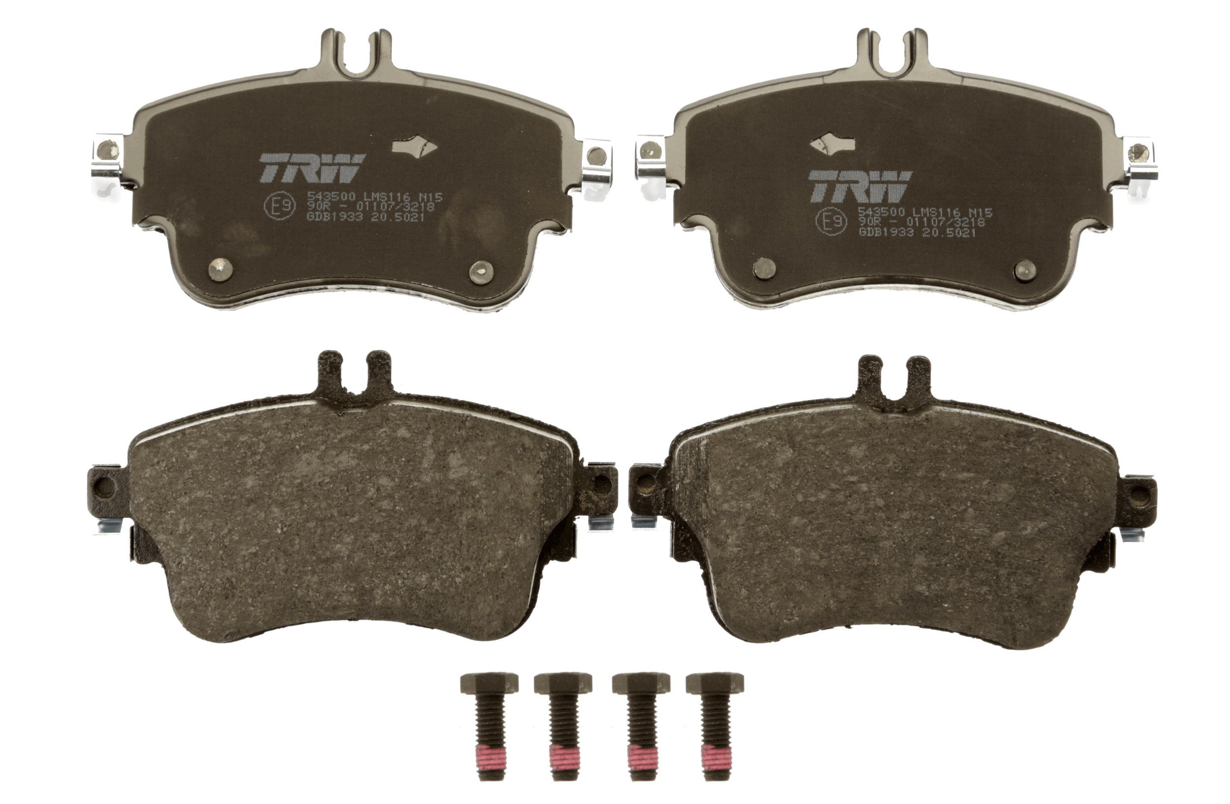 Brake Pad Set, disc brake - GDB1933 TRW