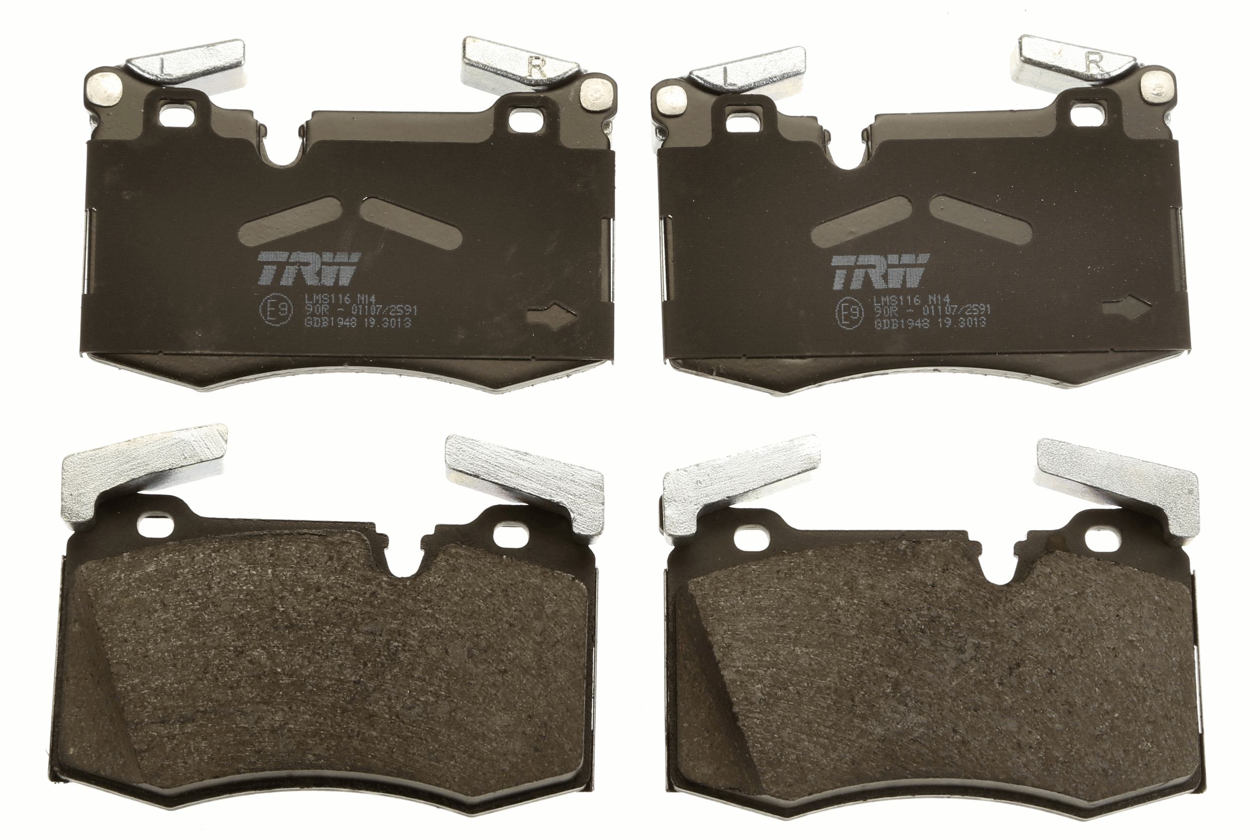 Brake Pad Set, disc brake - GDB1948 TRW