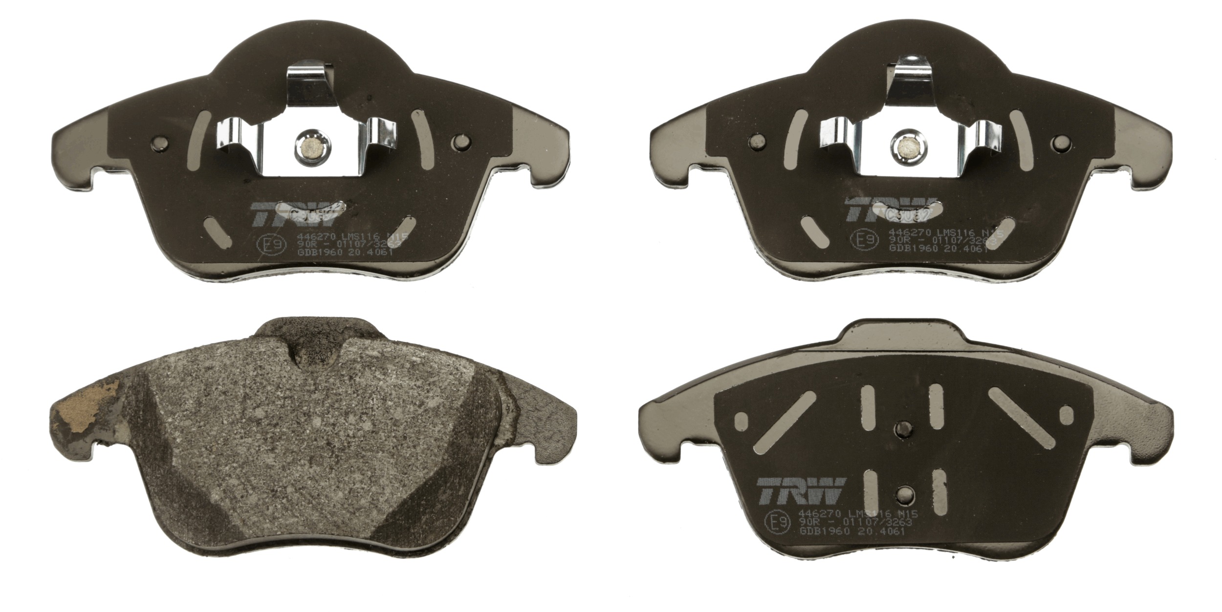 Brake Pad Set, disc brake - GDB1960 TRW