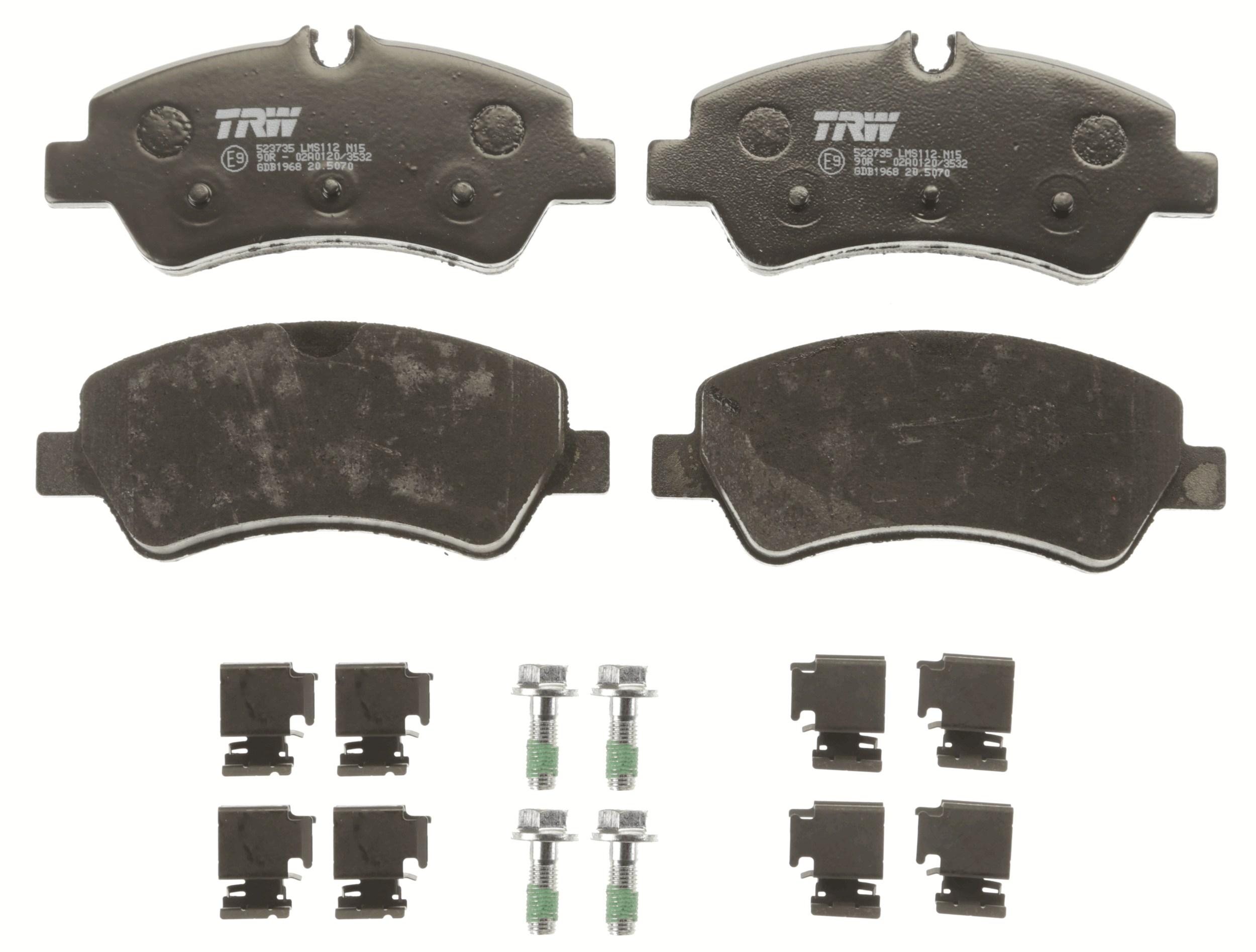 Brake Pad Set, disc brake - GDB1968 TRW