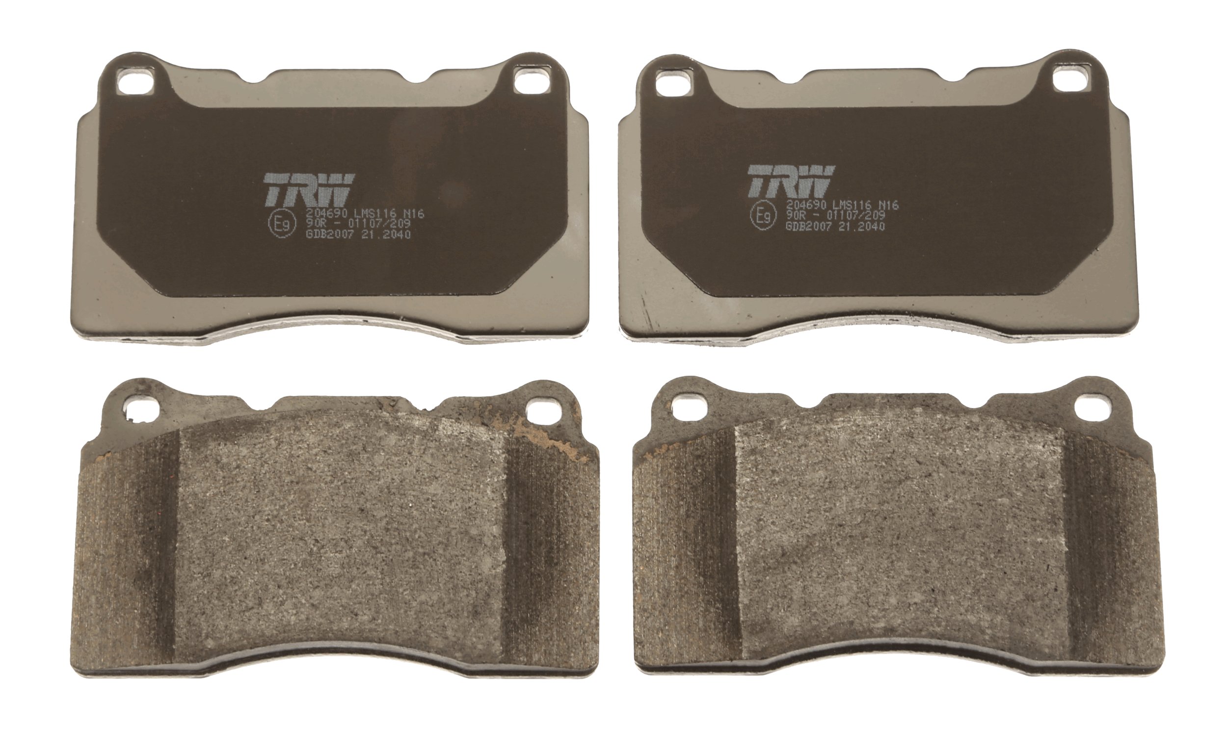 Brake Pad Set, disc brake - GDB2007 TRW
