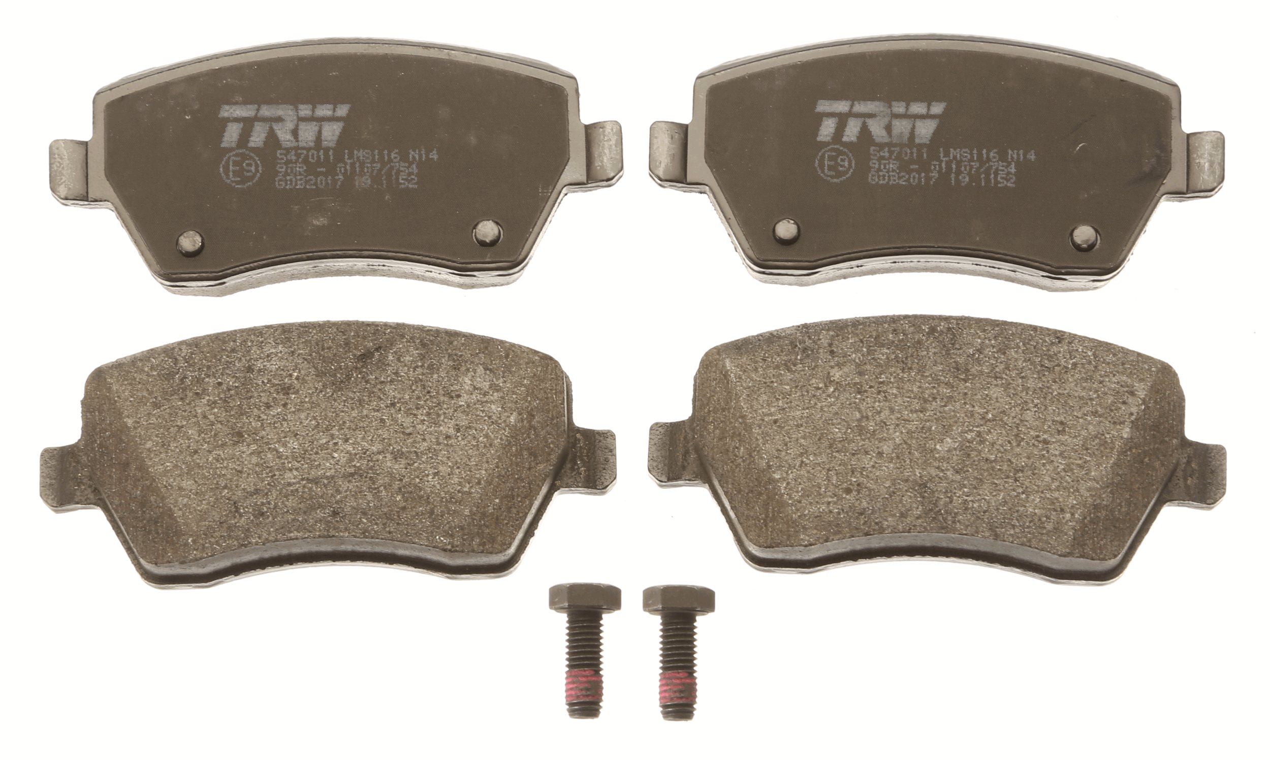 Brake Pad Set, disc brake - GDB2017 TRW