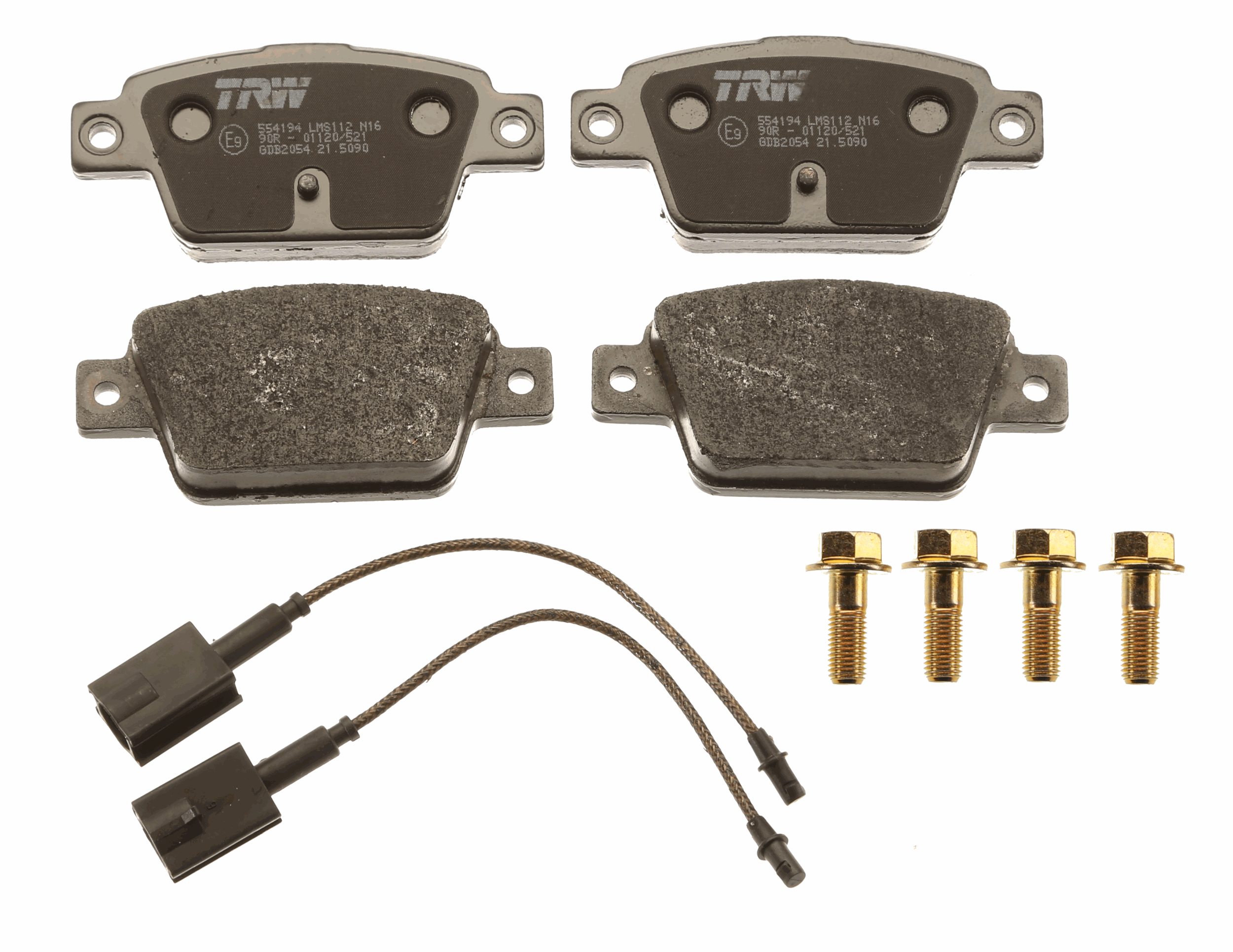 Brake Pad Set, disc brake - GDB2054 TRW