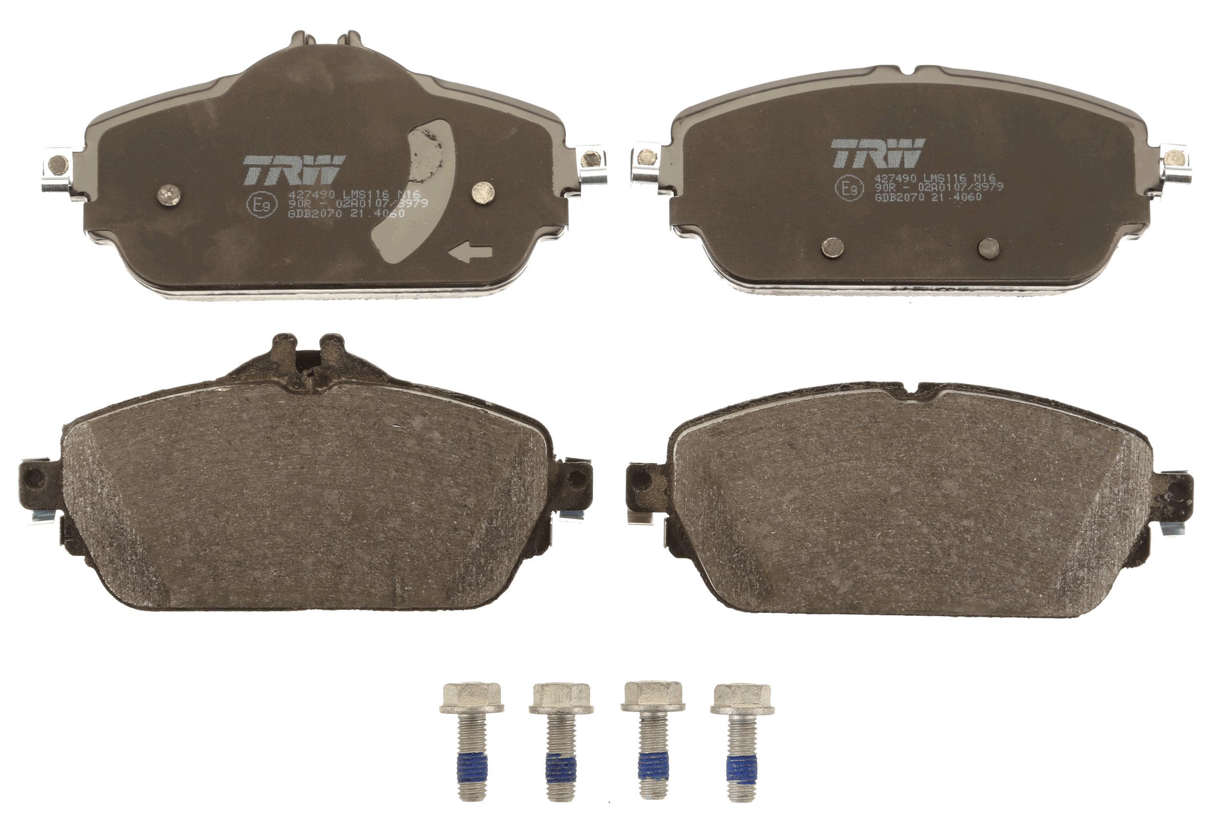 Brake Pad Set, disc brake - GDB2070 TRW