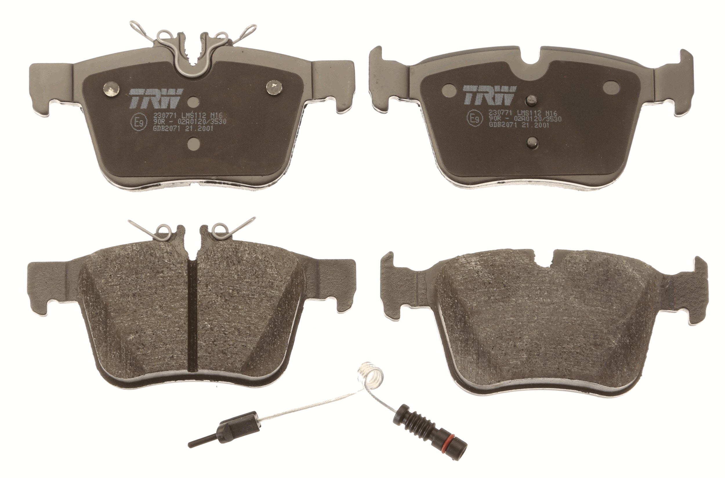 Brake Pad Set, disc brake - GDB2071 TRW