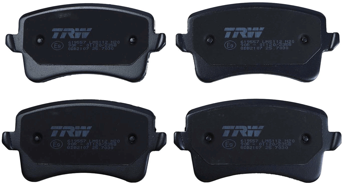 Brake Pad Set, disc brake - GDB2107 TRW