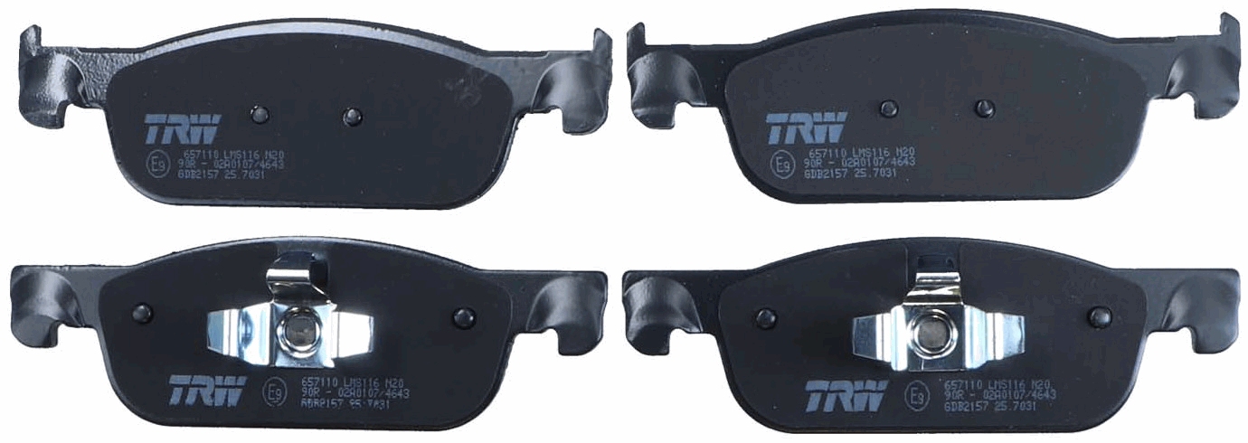 Brake Pad Set, disc brake - GDB2157 TRW