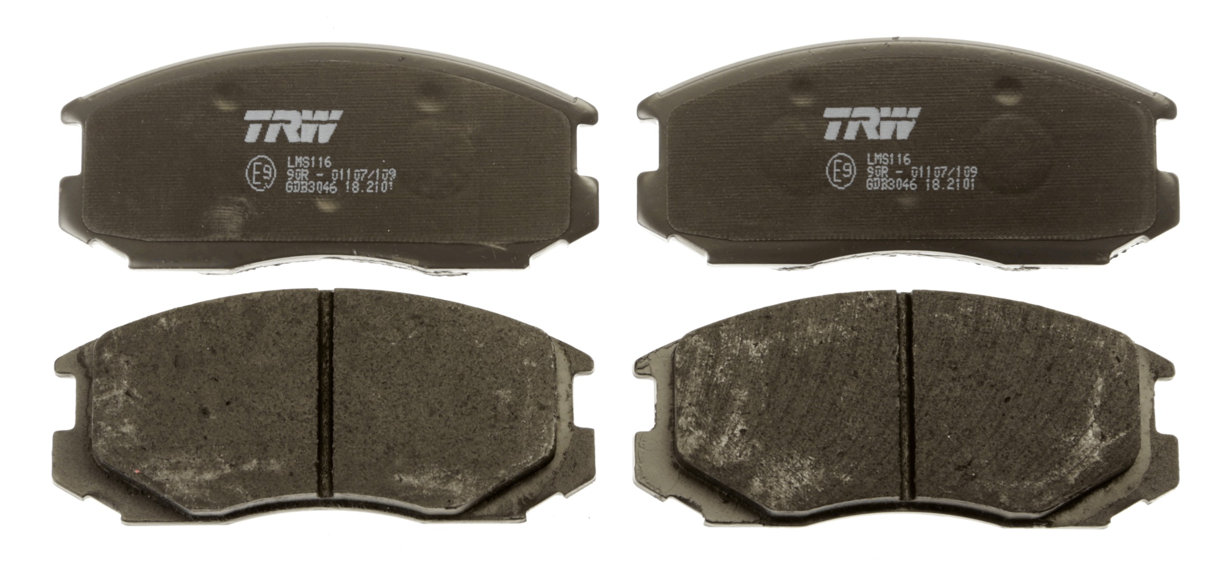 Brake Pad Set, disc brake - GDB3046 TRW