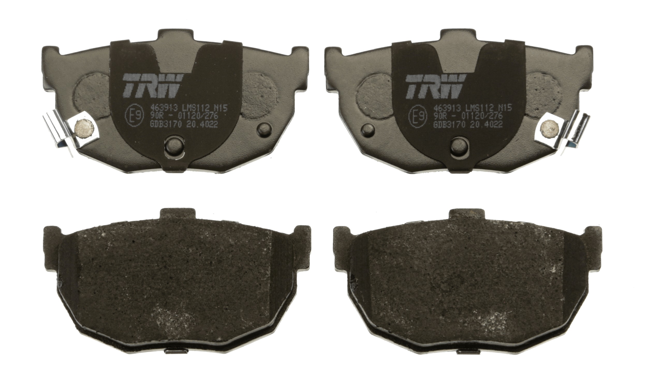 Brake Pad Set, disc brake - GDB3170 TRW