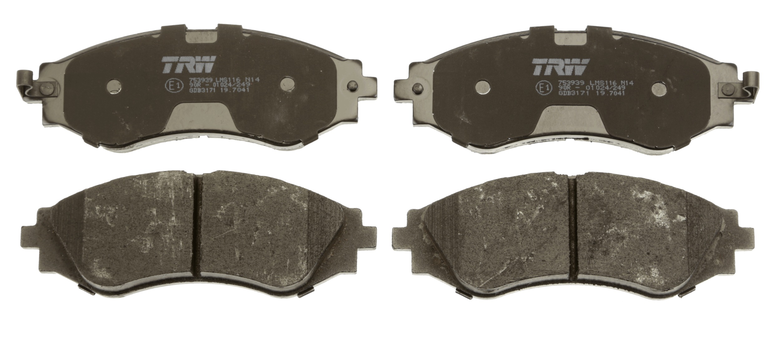 Brake Pad Set, disc brake - GDB3171 TRW