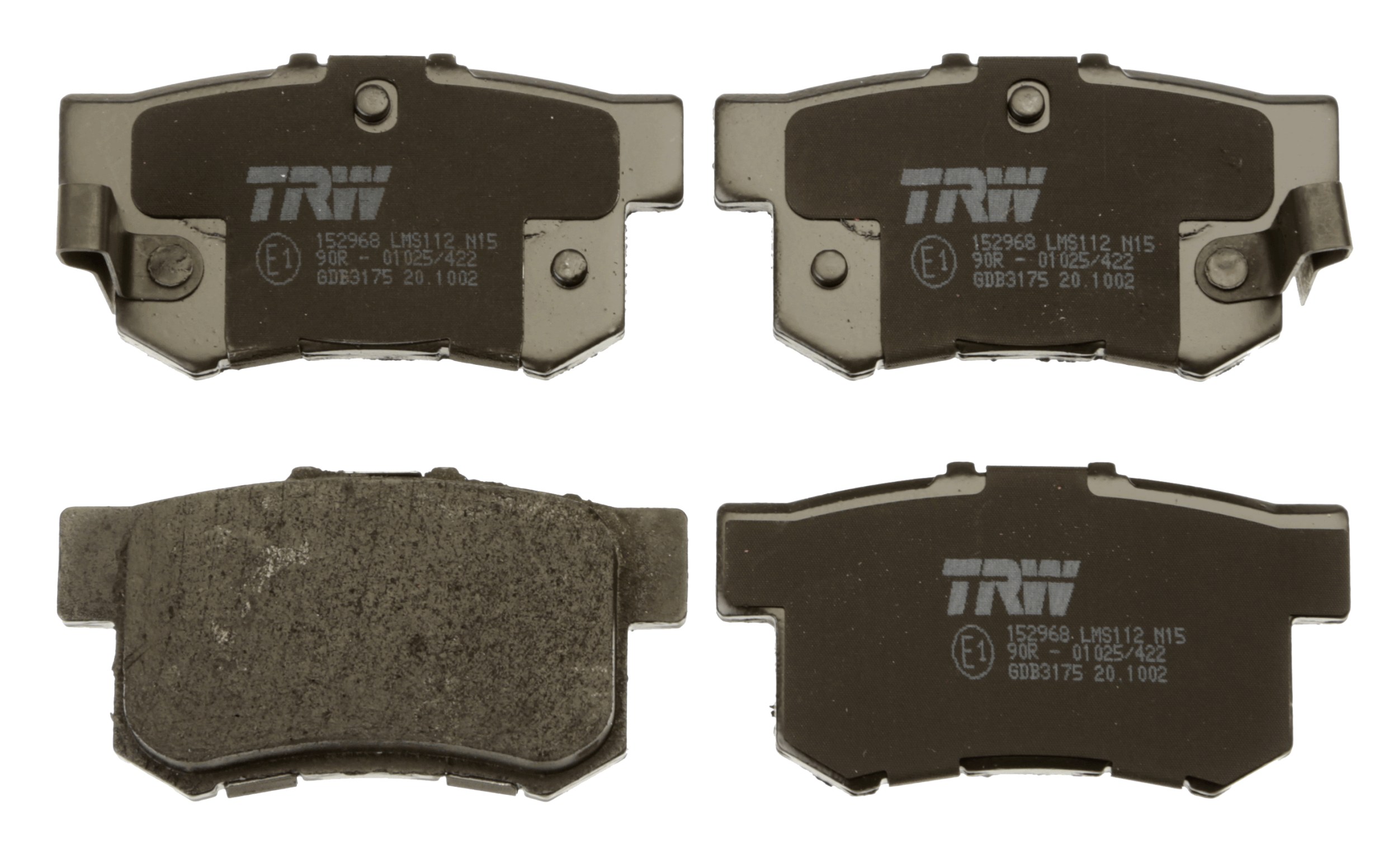 Brake Pad Set, disc brake - GDB3175 TRW