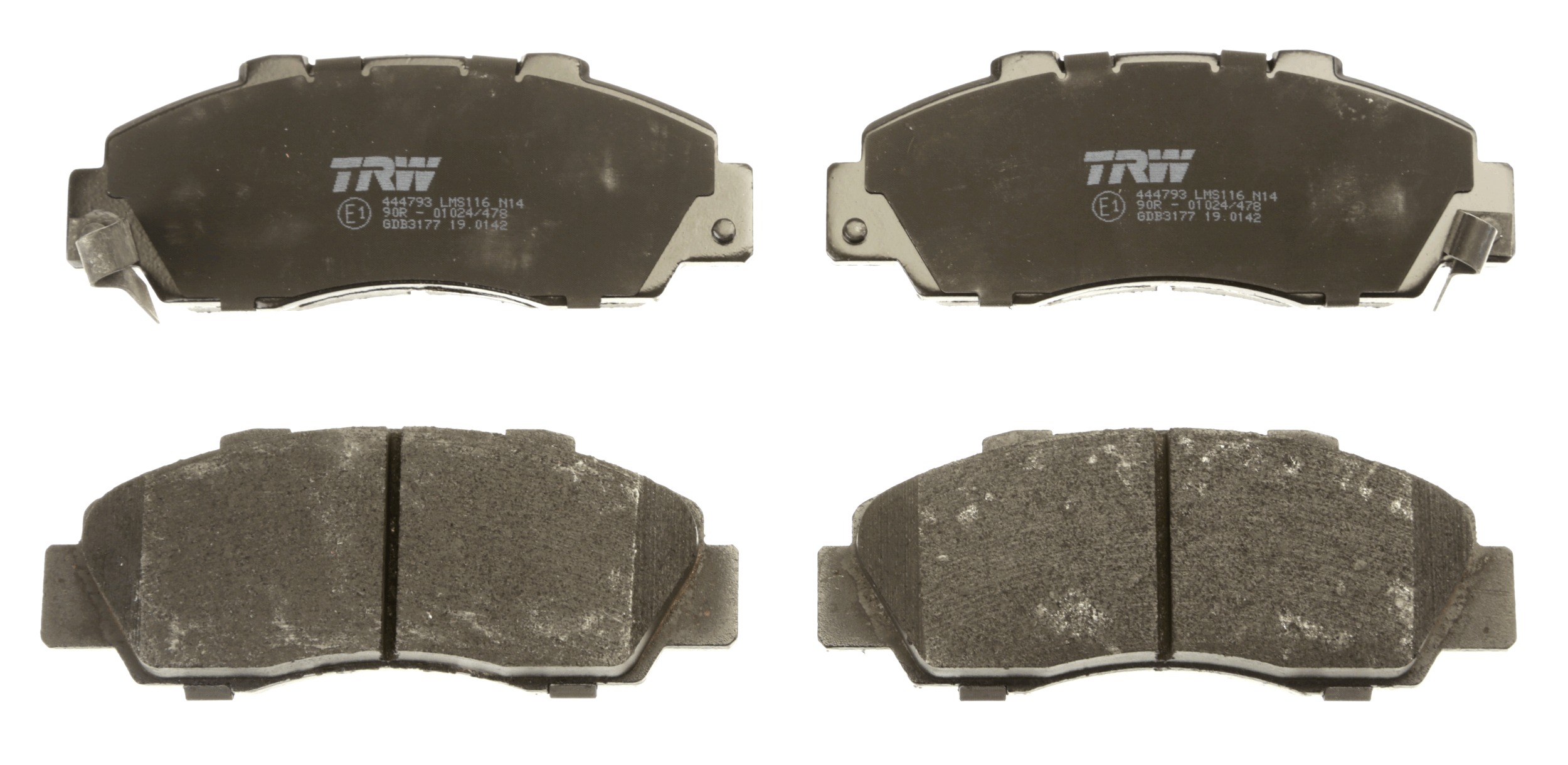 Kit pastiglie freno, Freno a disco - GDB3177 TRW