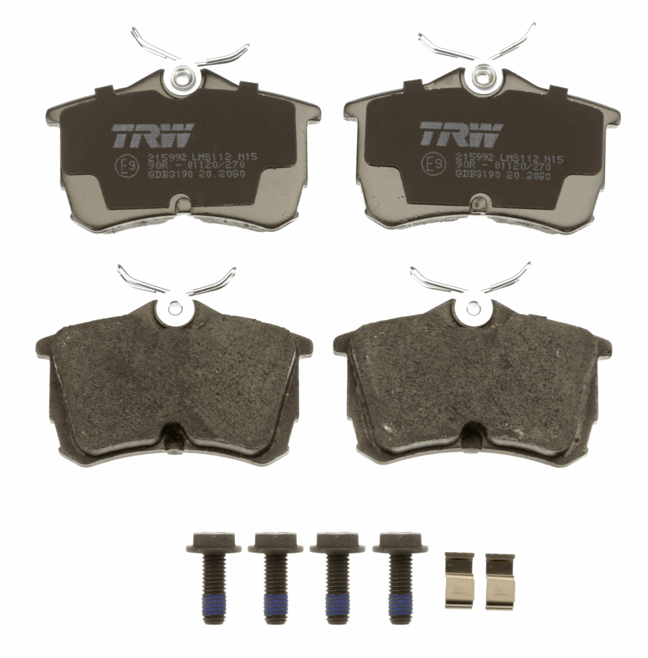 Brake Pad Set, disc brake - GDB3190 TRW