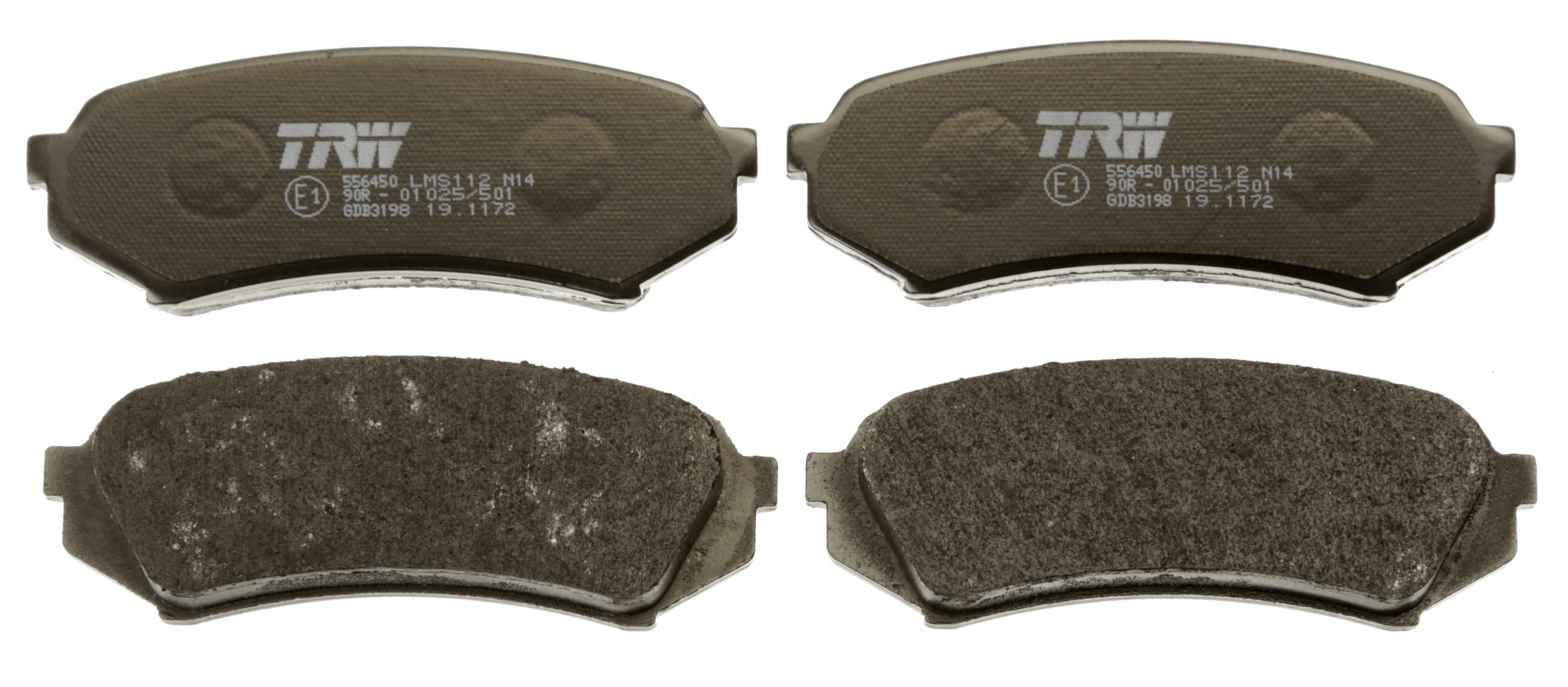 Brake Pad Set, disc brake - GDB3198 TRW