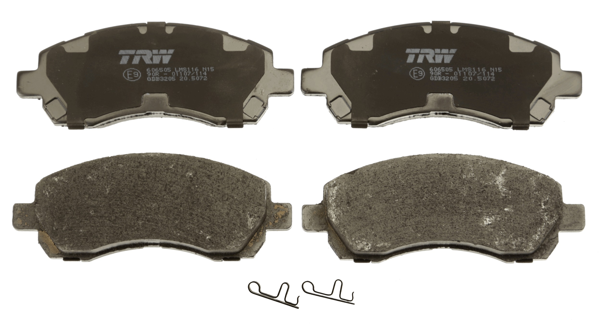 Brake Pad Set, disc brake - GDB3205 TRW