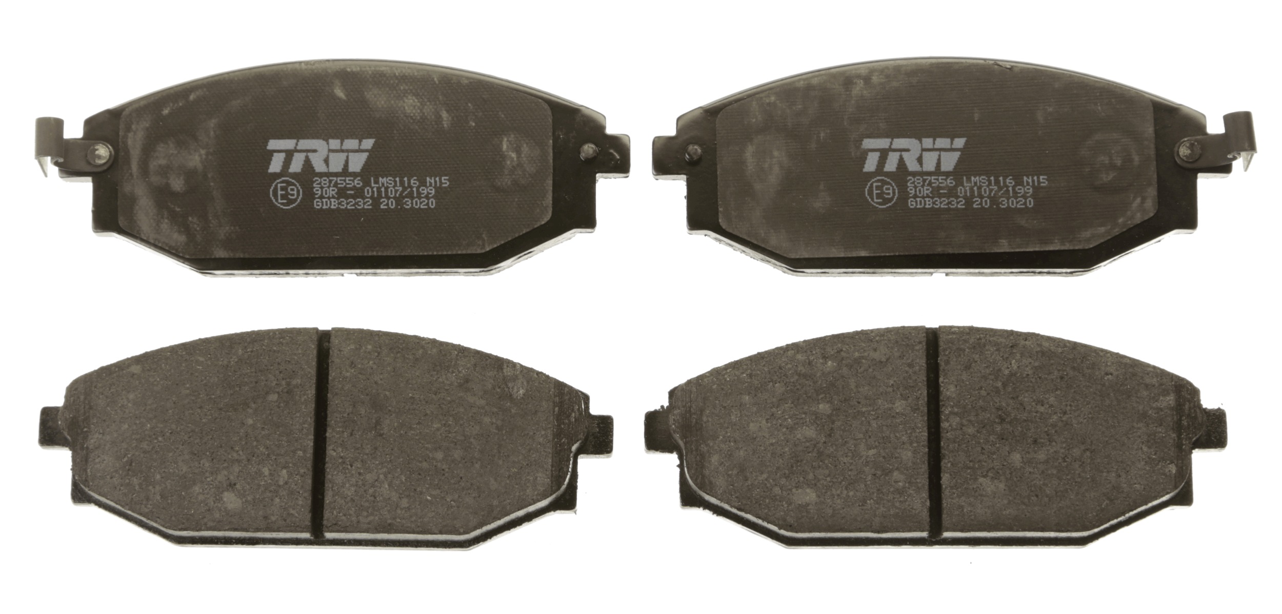 Brake Pad Set, disc brake - GDB3232 TRW