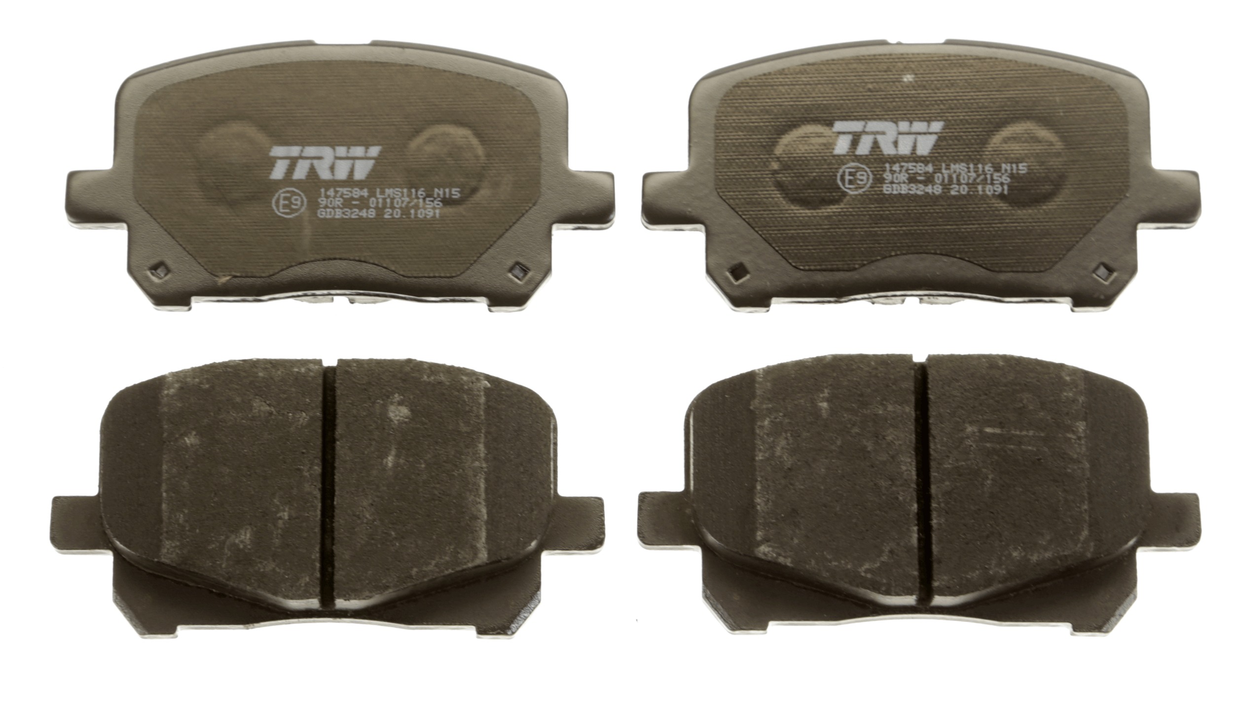 Brake Pad Set, disc brake - GDB3248 TRW