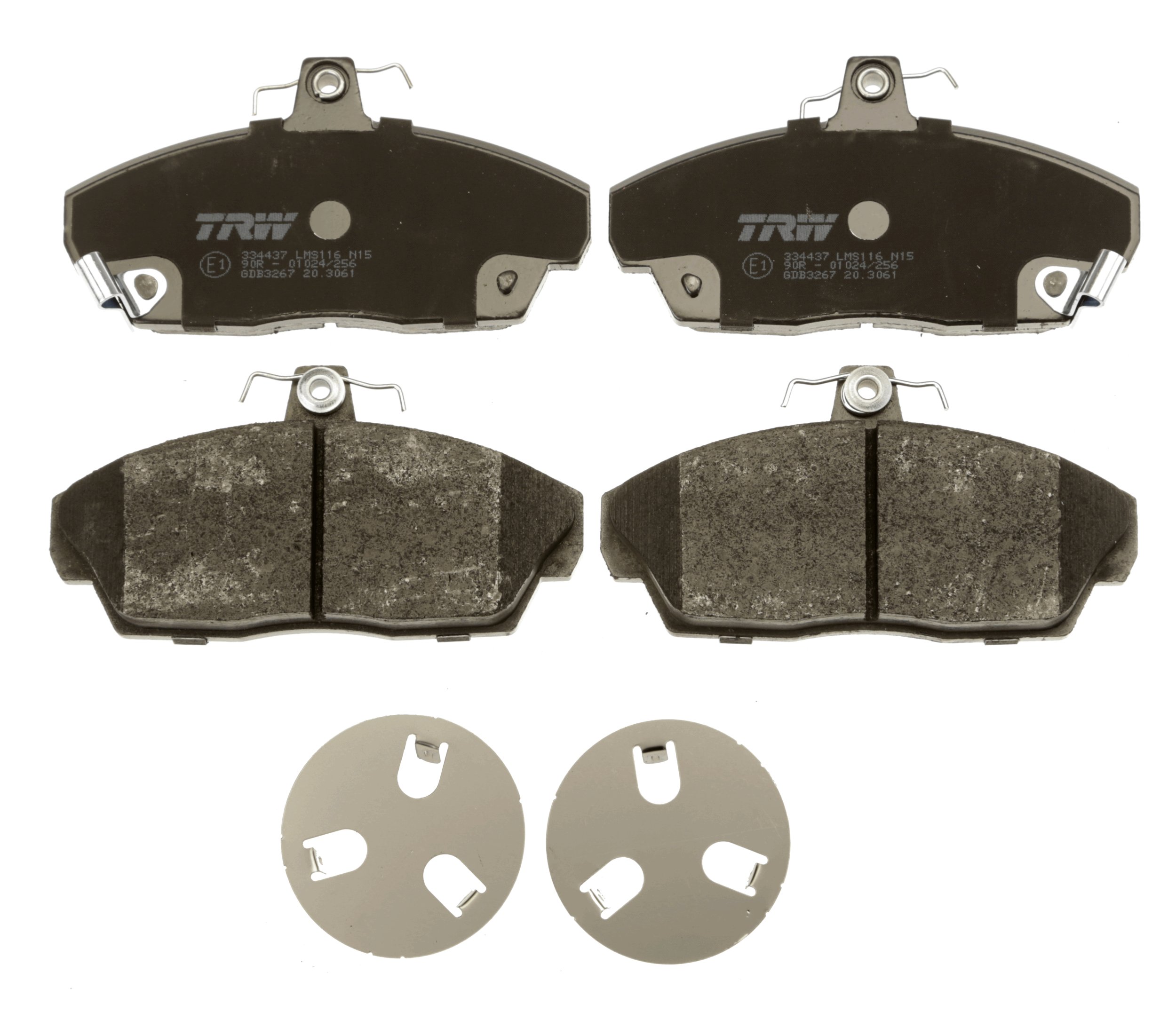 Brake Pad Set, disc brake - GDB3267 TRW