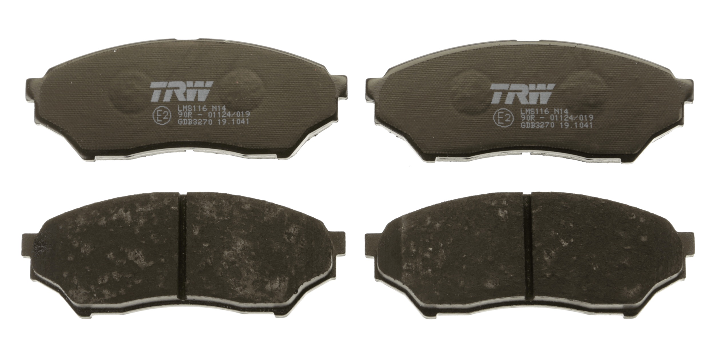 Brake Pad Set, disc brake - GDB3270 TRW
