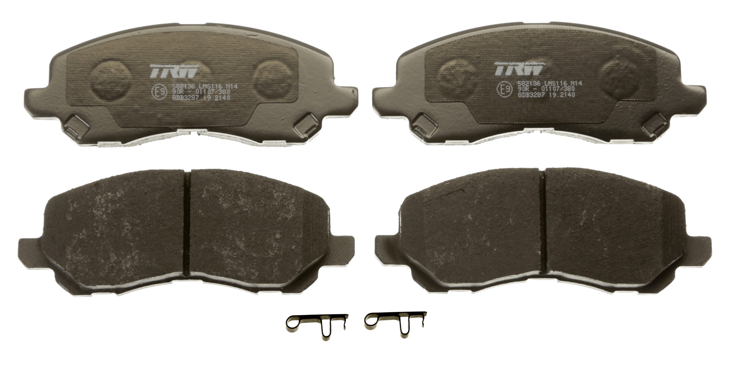 Brake Pad Set, disc brake - GDB3287 TRW