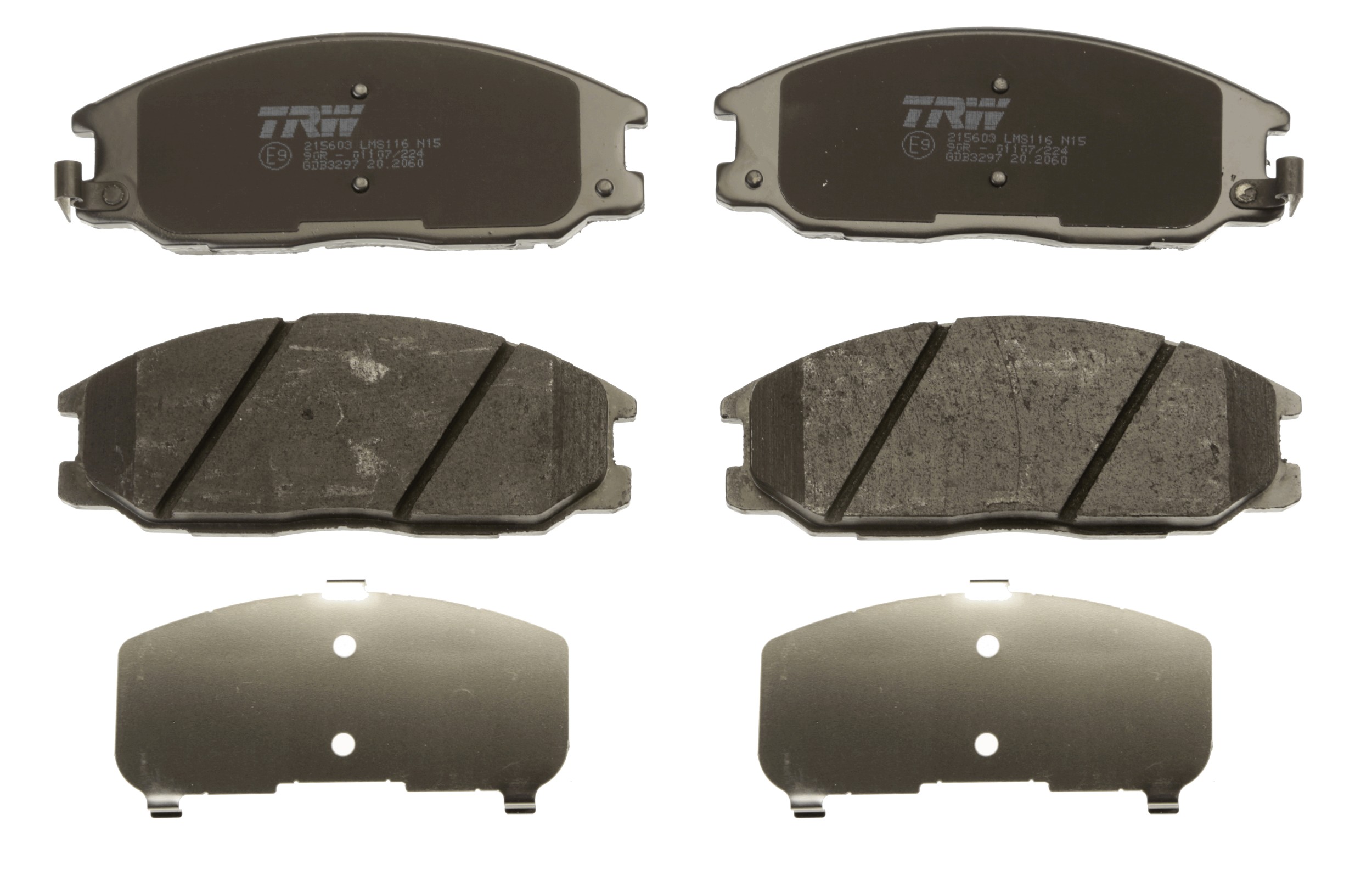 Brake Pad Set, disc brake - GDB3297 TRW