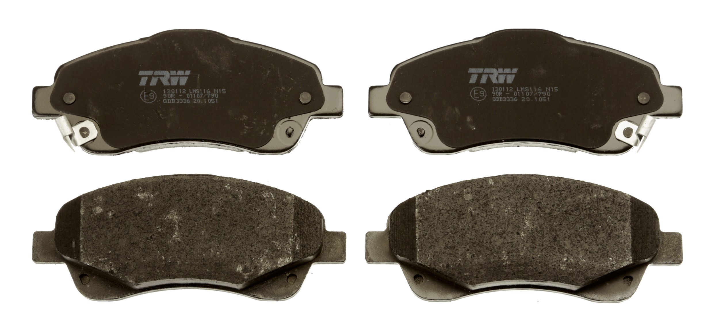 Brake Pad Set, disc brake - GDB3336 TRW
