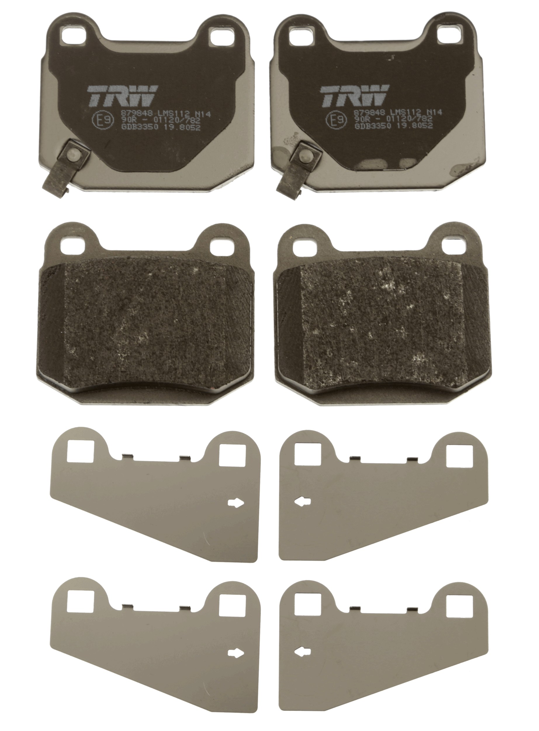 Brake Pad Set, disc brake - GDB3350 TRW