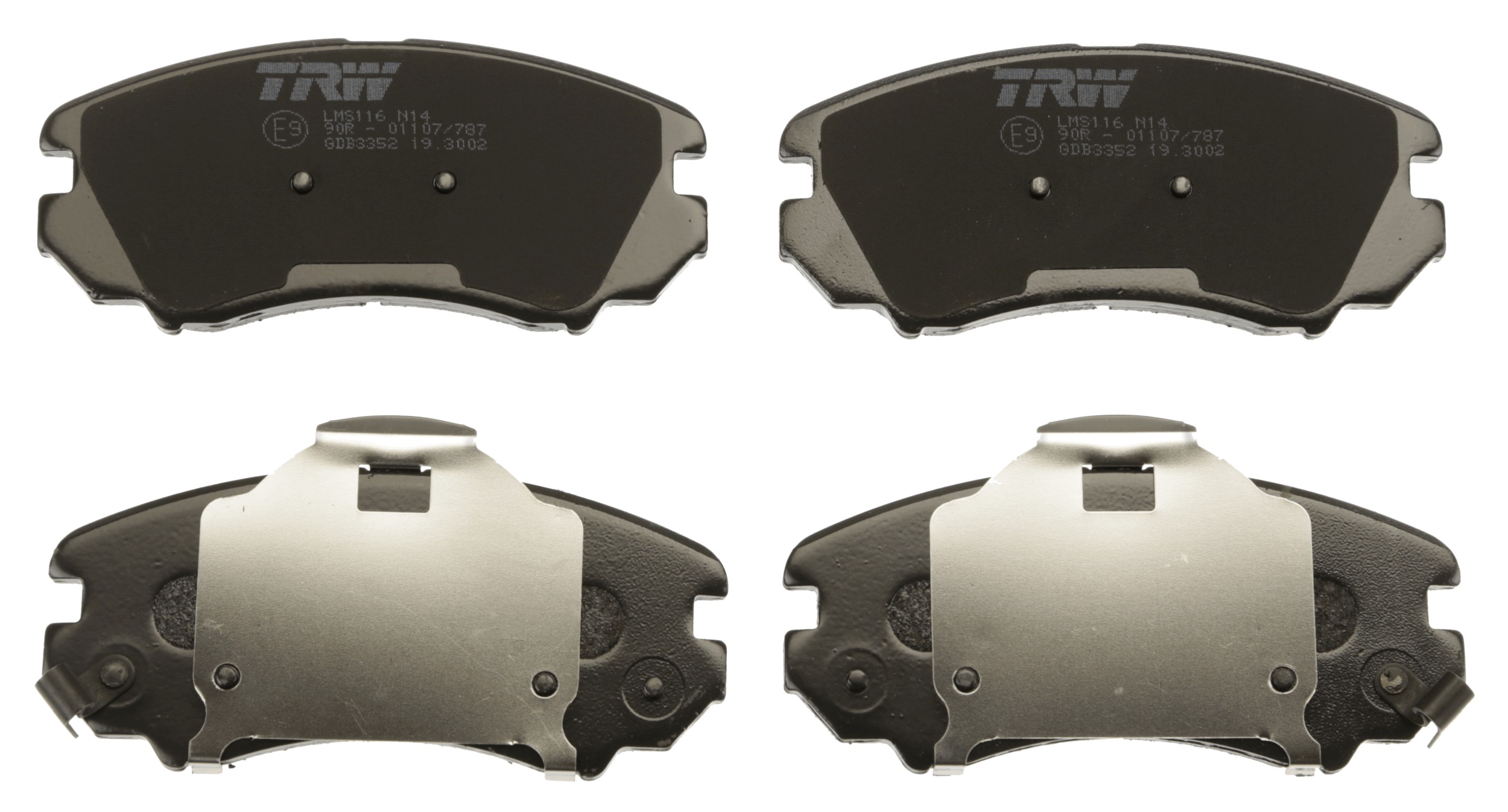 Brake Pad Set, disc brake - GDB3352 TRW