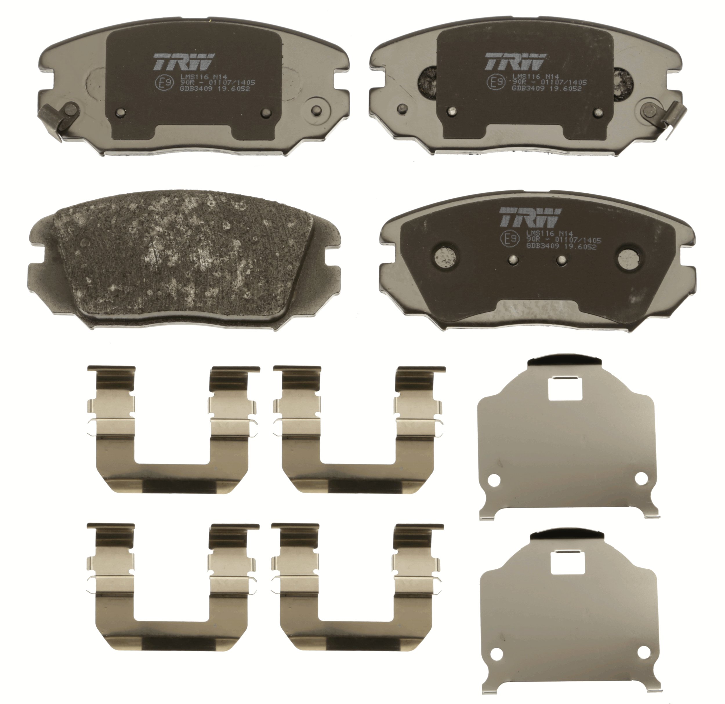 Brake Pad Set, disc brake - GDB3409 TRW
