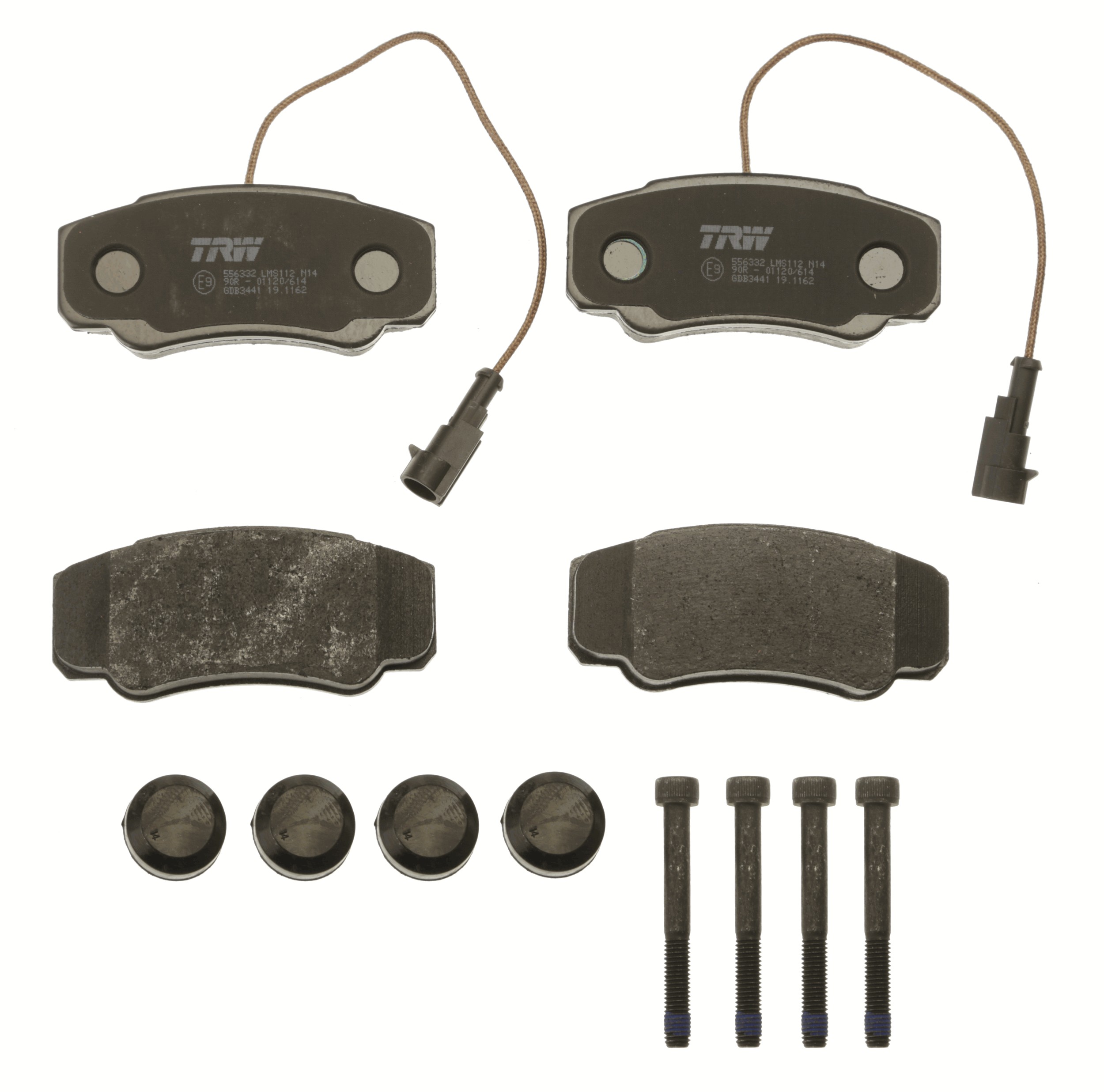 Brake Pad Set, disc brake - GDB3441 TRW