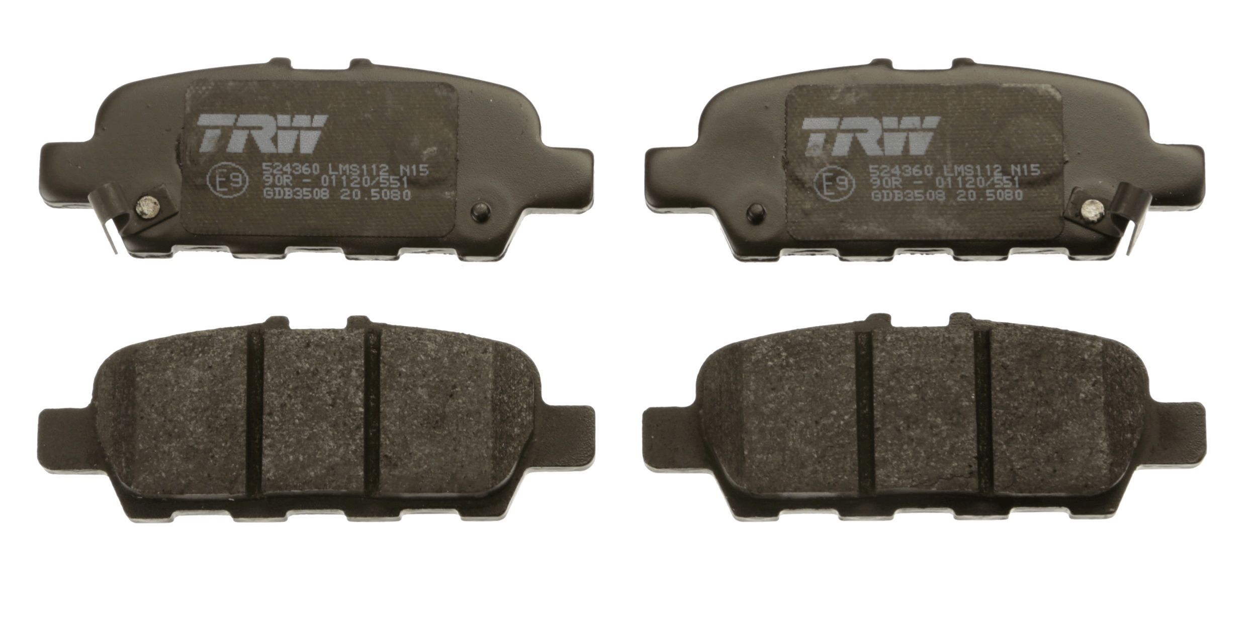 Brake Pad Set, disc brake - GDB3508 TRW
