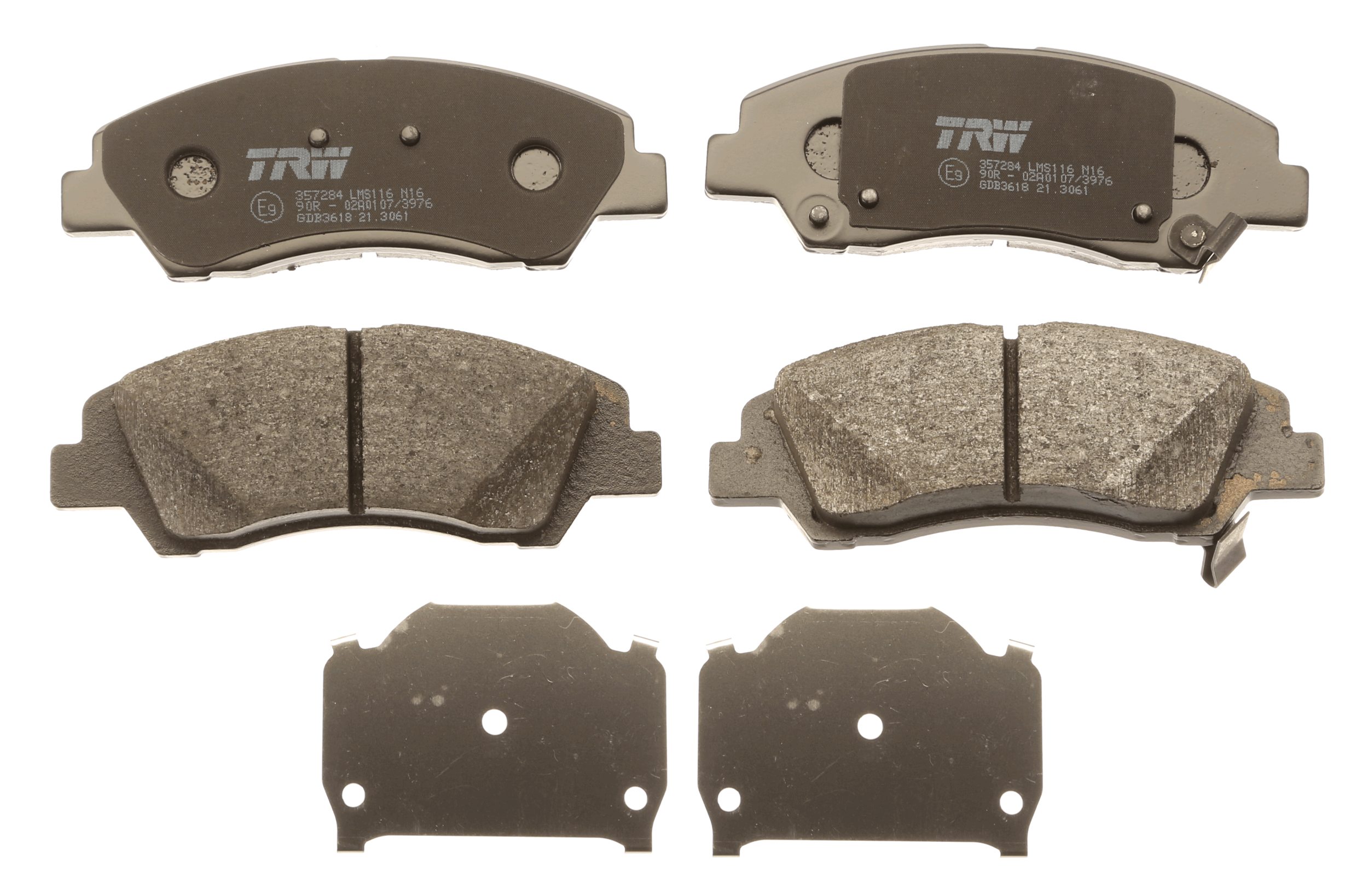 Brake Pad Set, disc brake - GDB3618 TRW