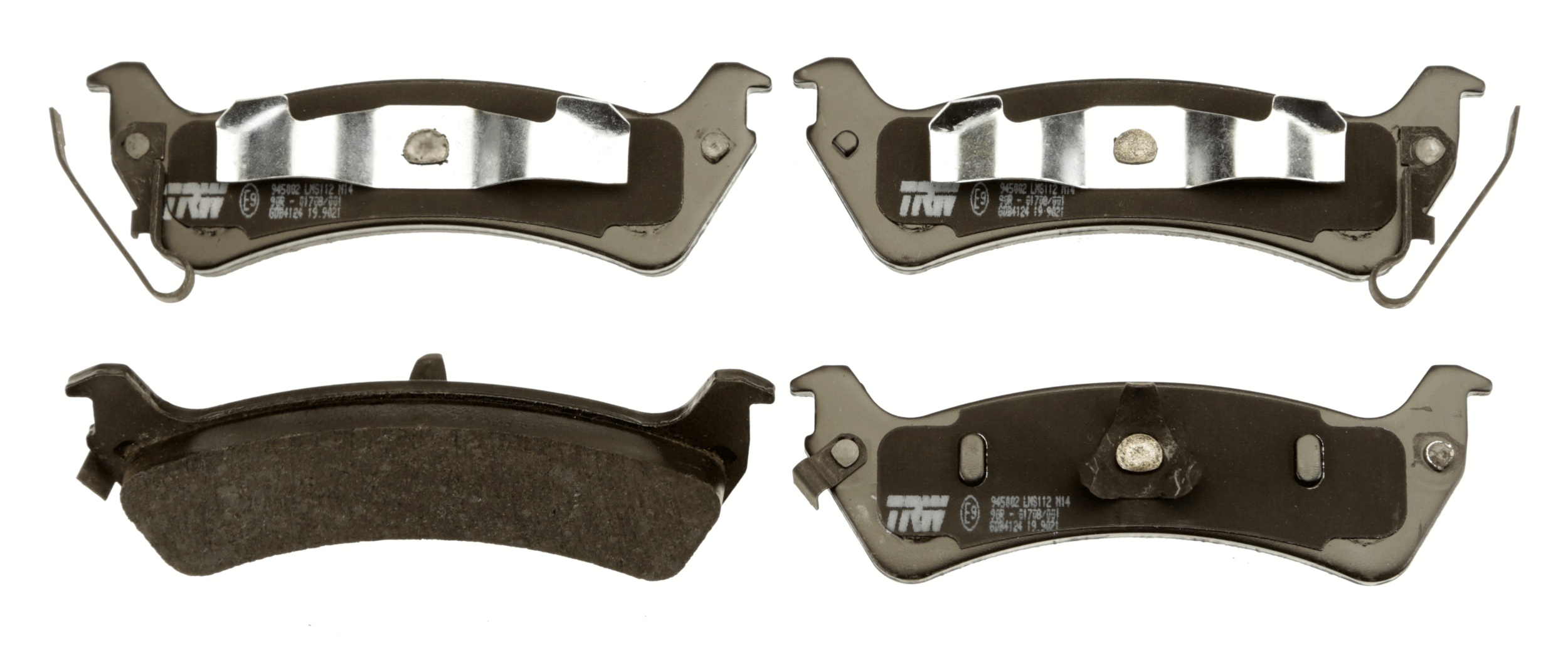 Brake Pad Set, disc brake - GDB4124 TRW